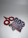 God Bless America - Badge / Scissor Reel - scissors excluded