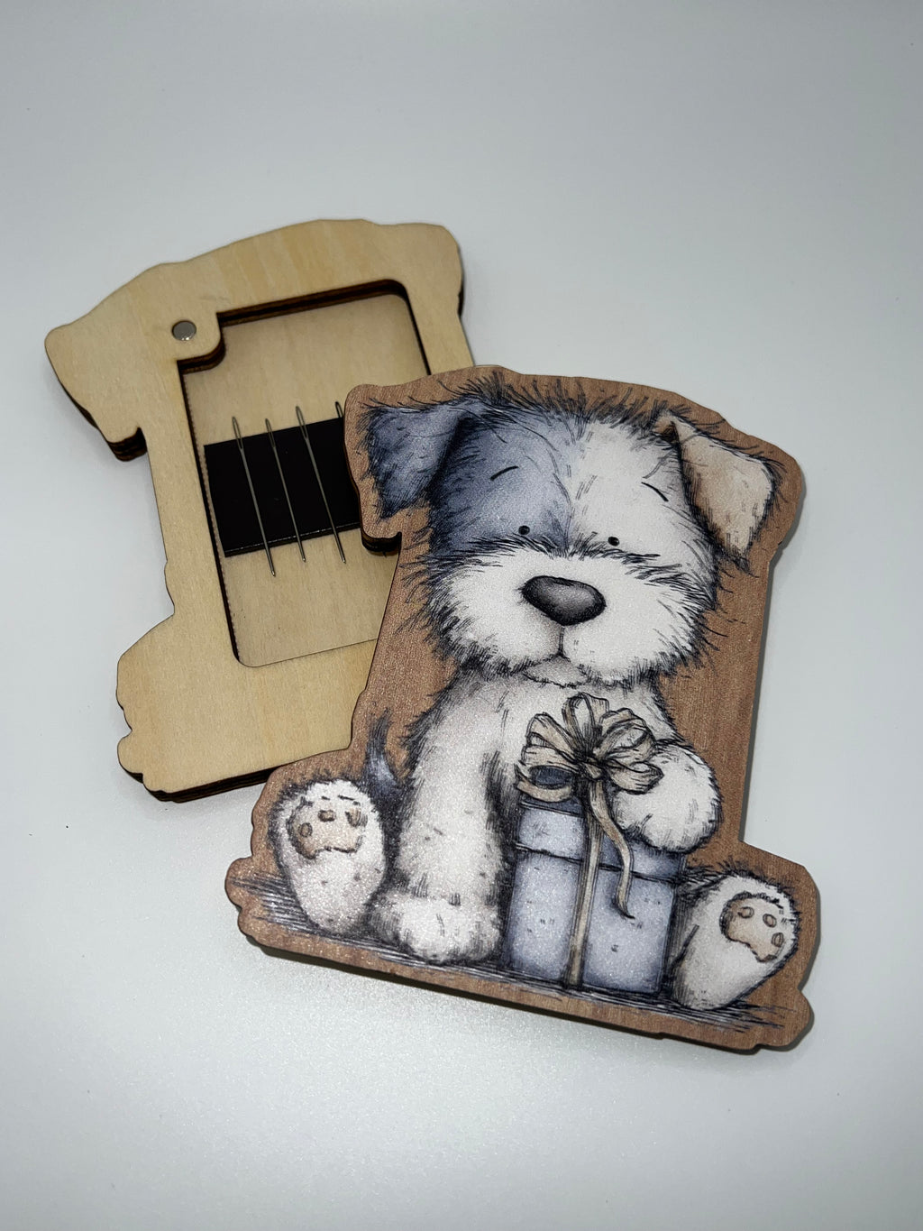 Puppy with Gift