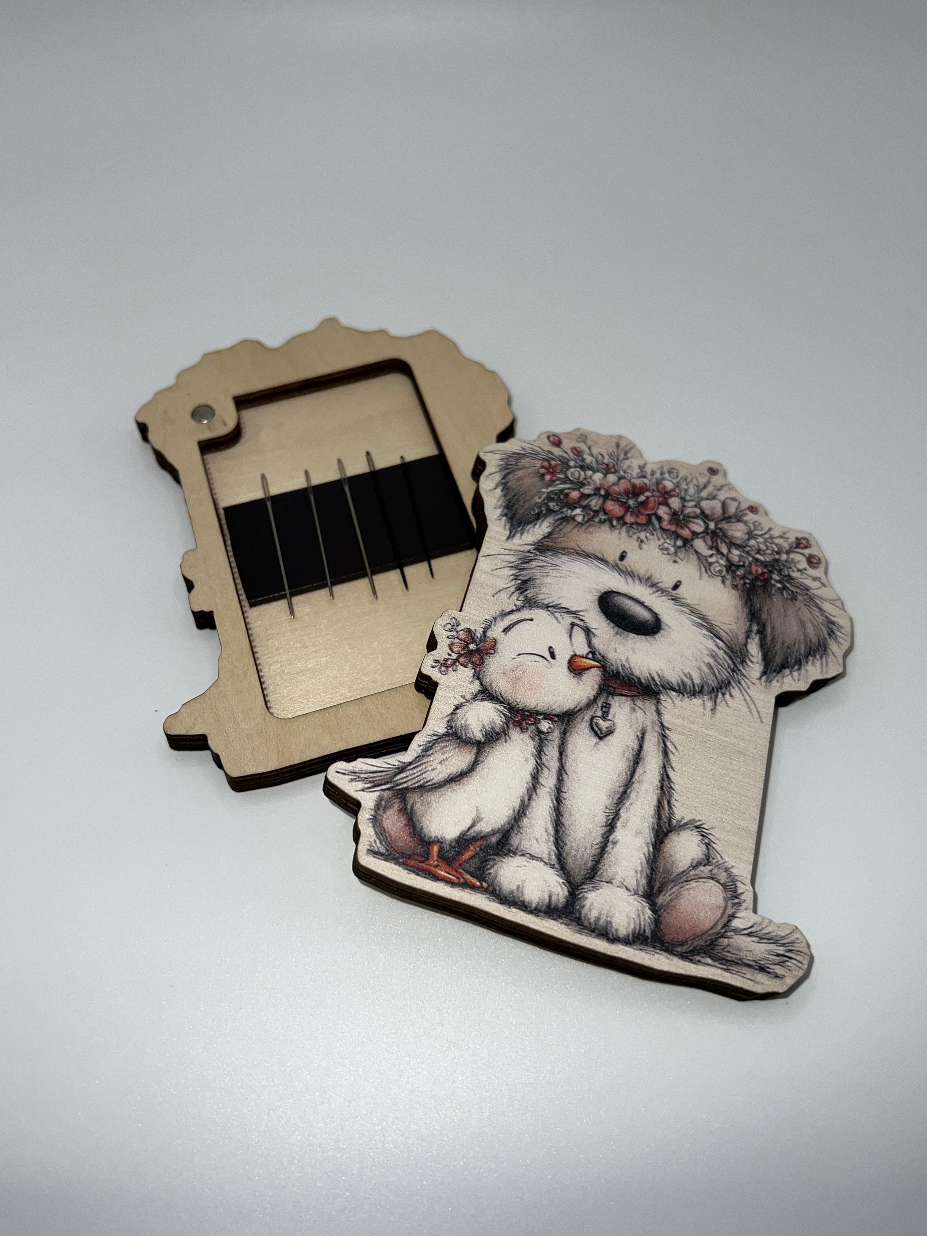 Puppy with Chick - Needle Case