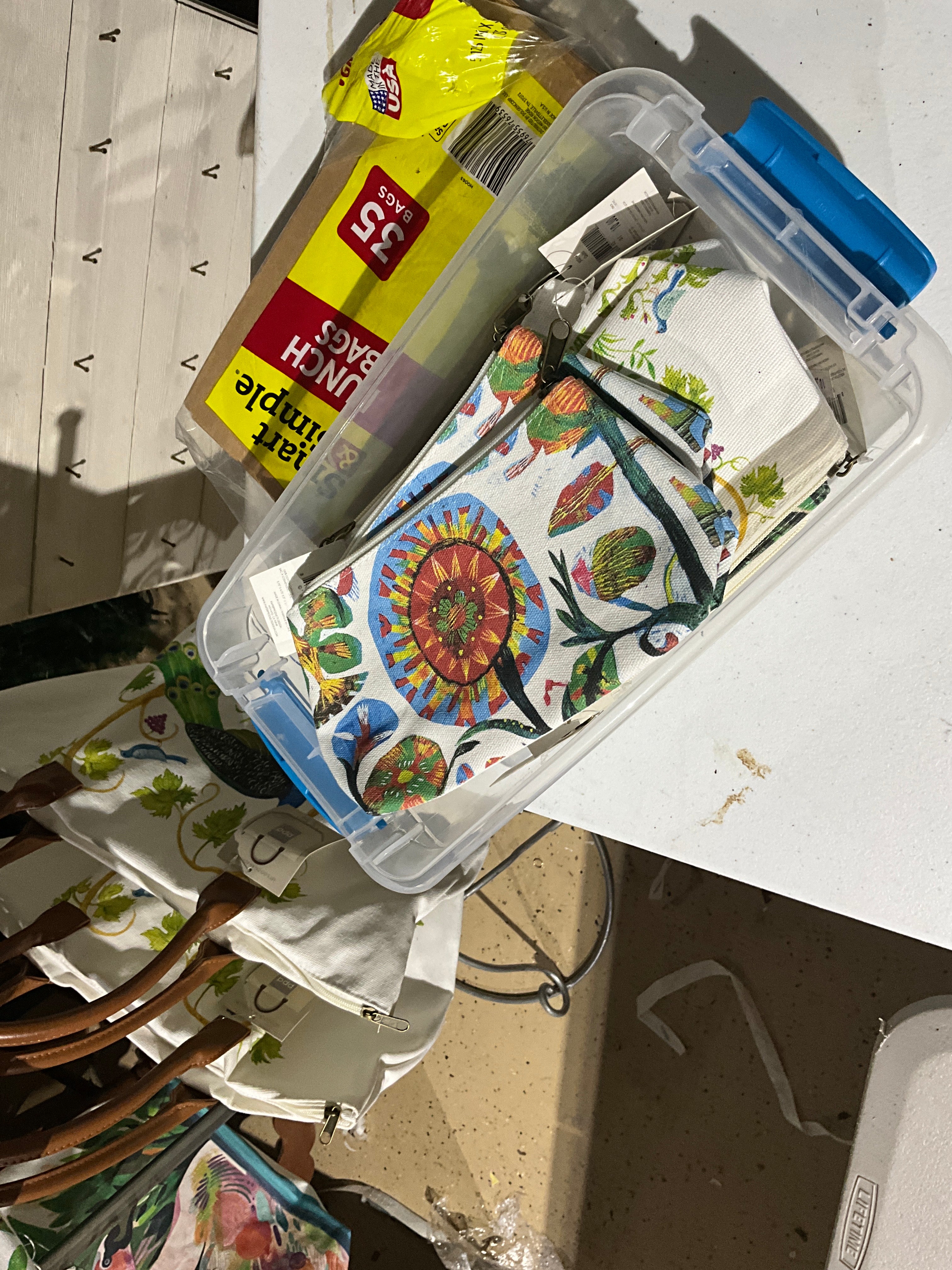 Small Canvas zipper bag