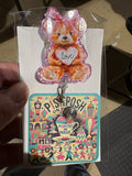 Love Teddy Bear - badge reel / scissor pull
