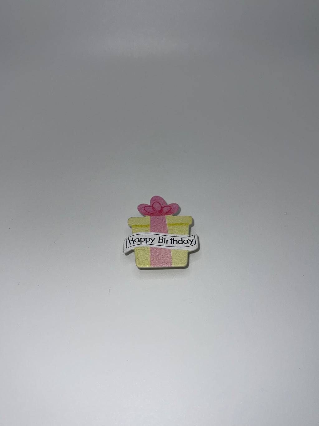Pink/Yellow Happy Birthday Gift - Needleminder