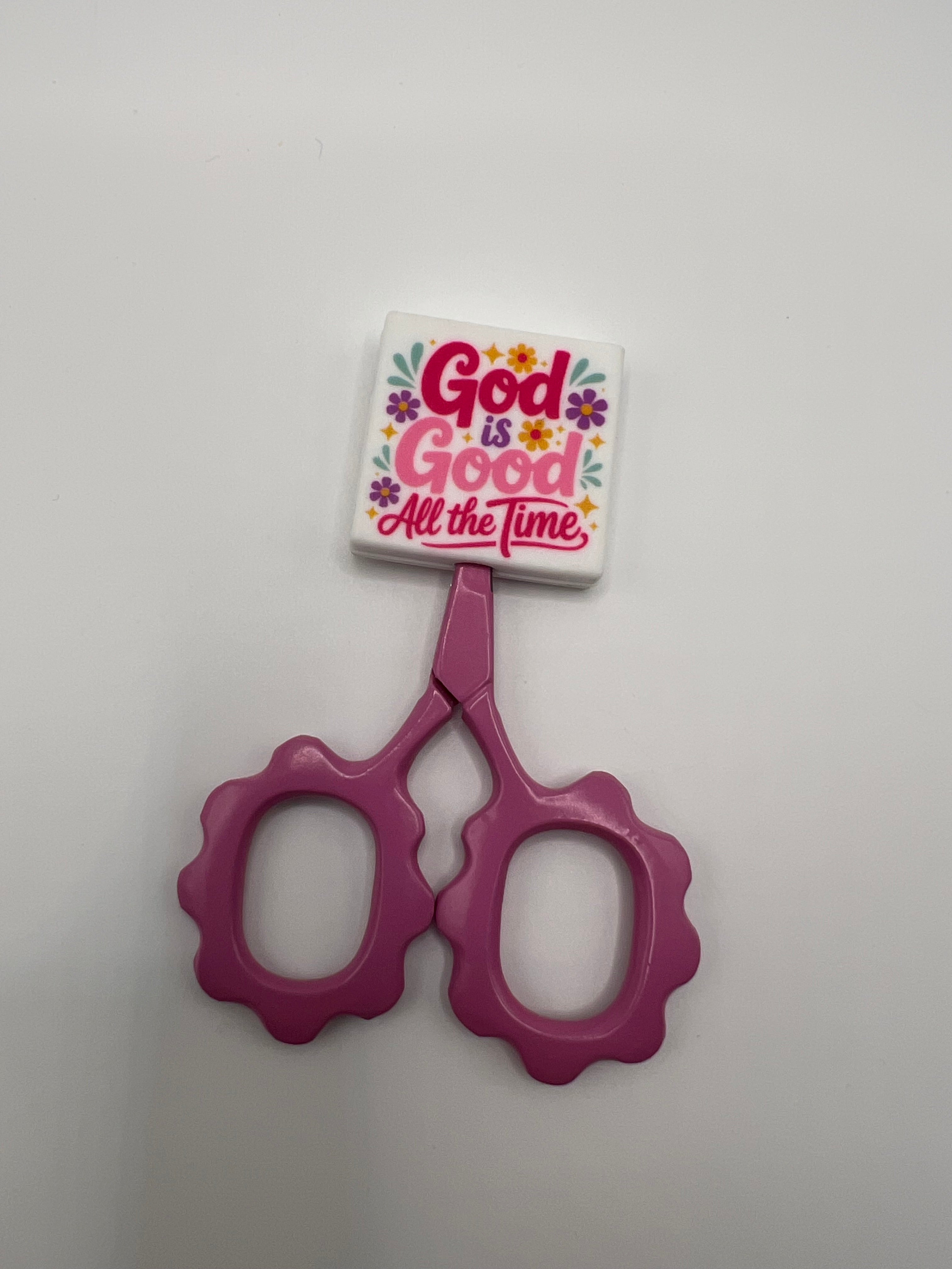 God is Good all the time scissor tip protector - scissor excluded