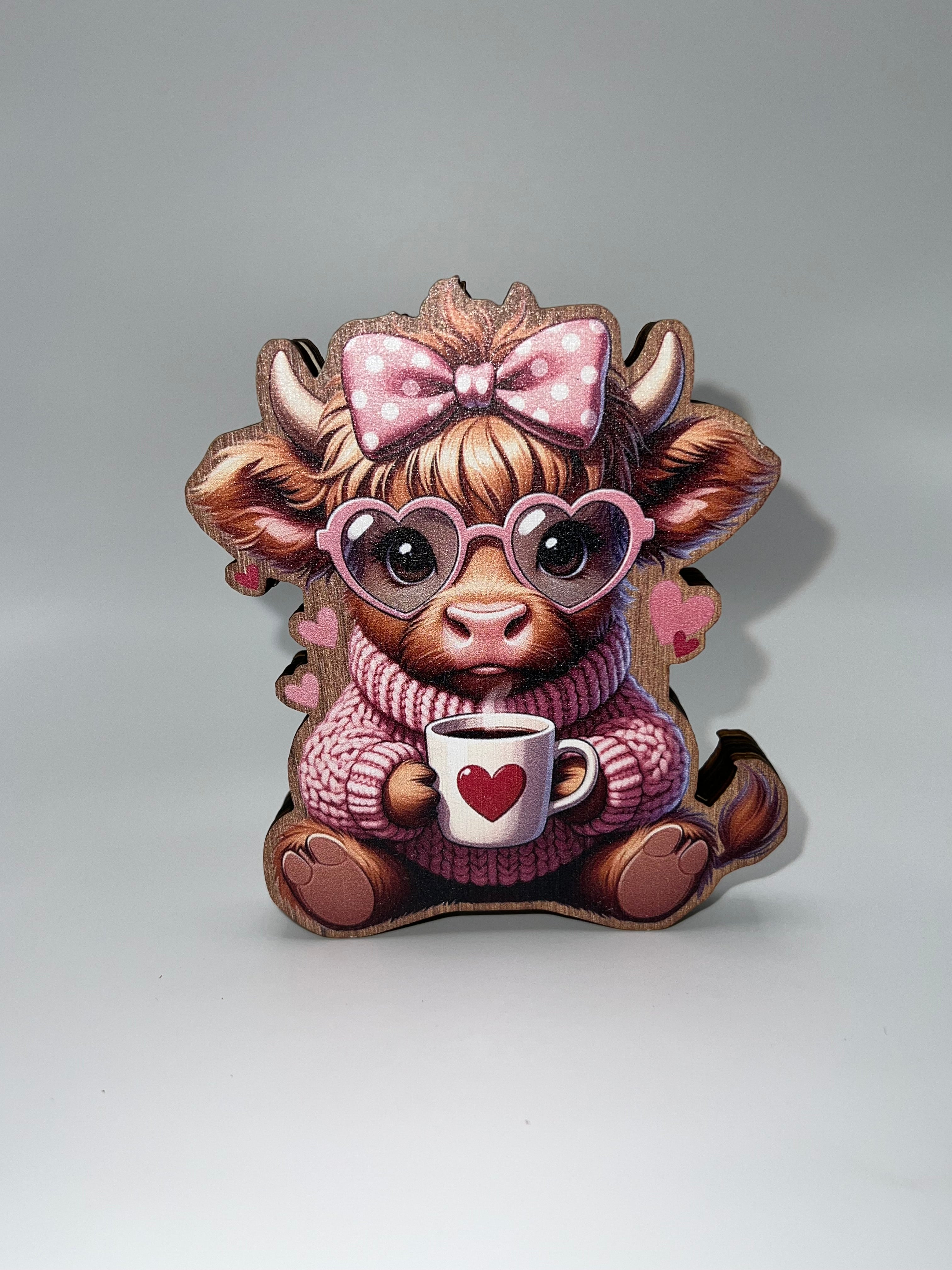 Cute Cow with Cup - Needle Case