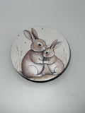 Bunny Love - Wooden Needle Case
