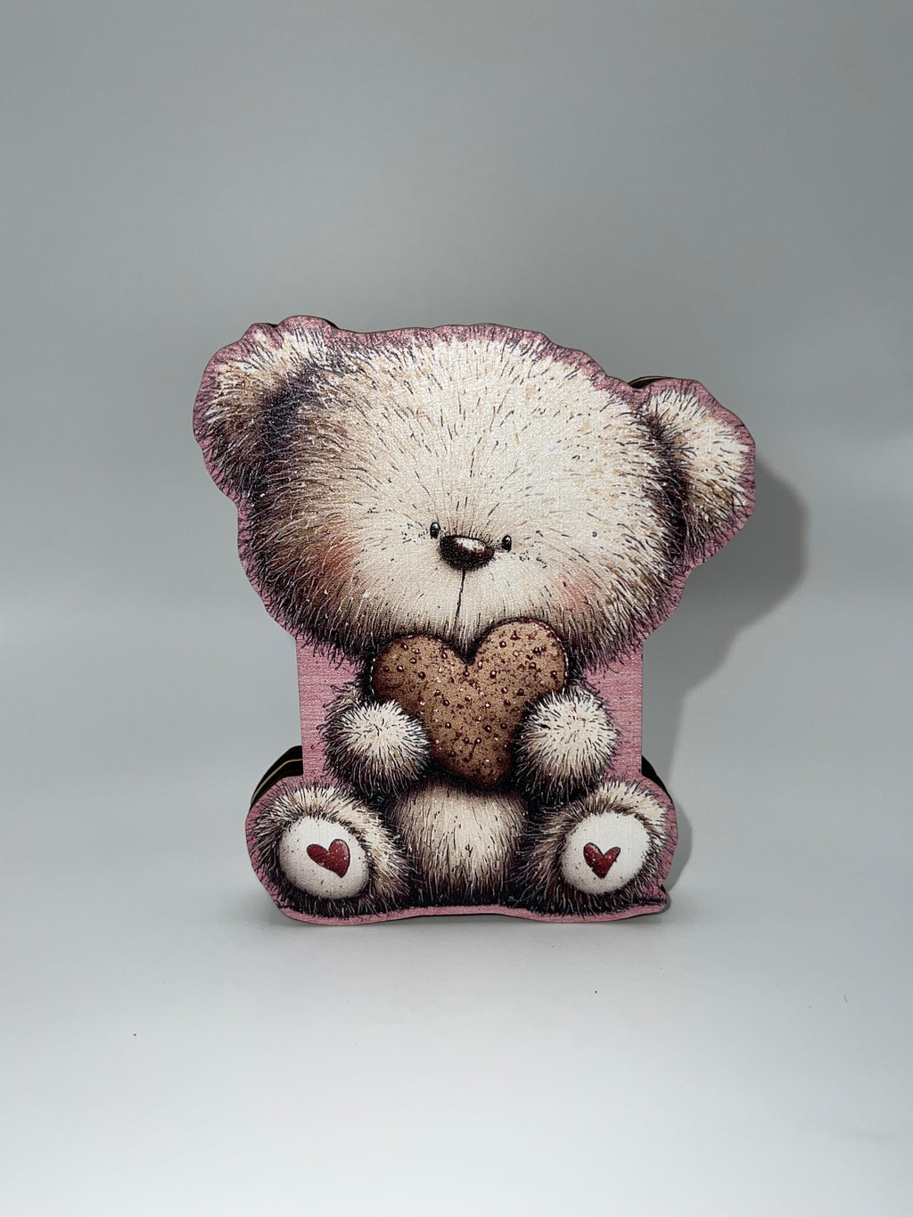 Teddy Bear with Heart - Needle Case