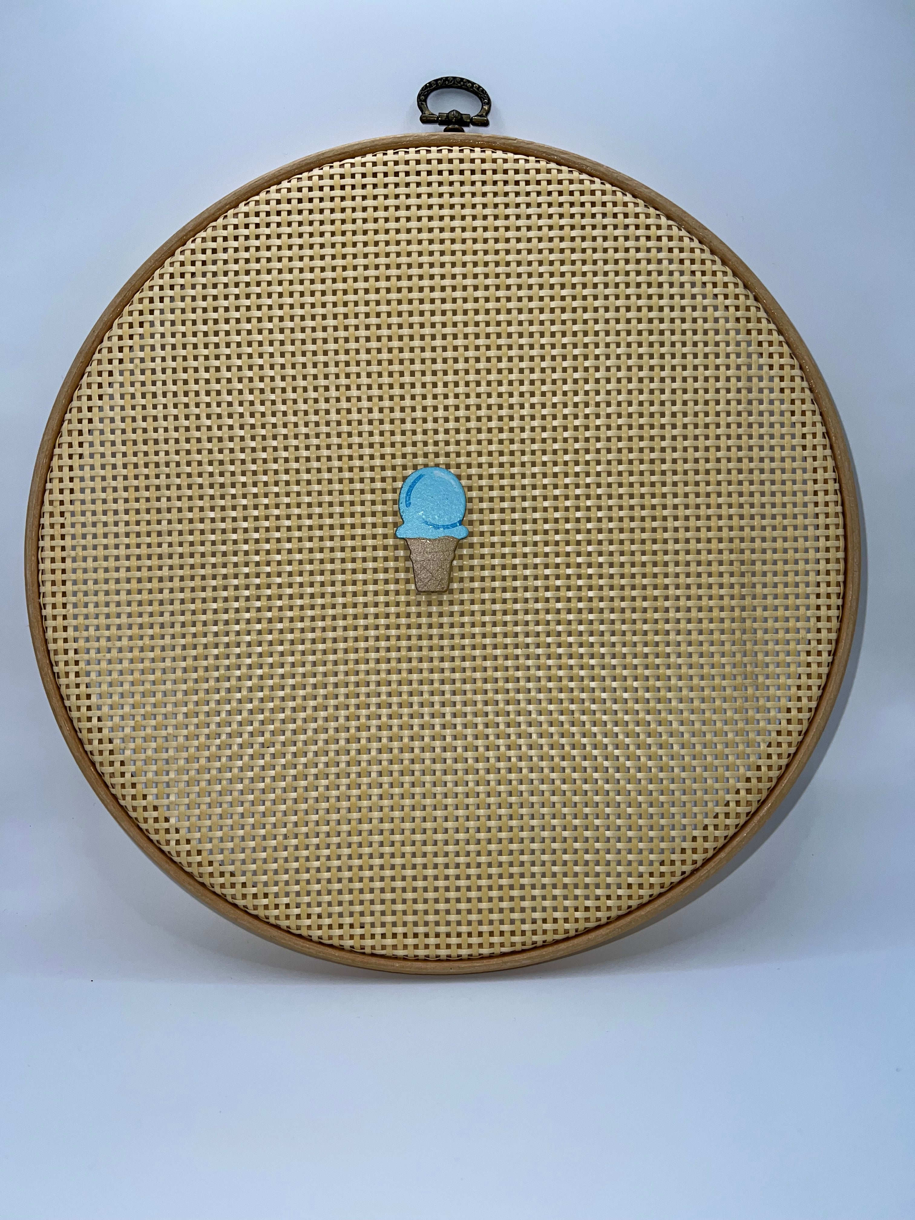 Turquoise ice cream - needle minder