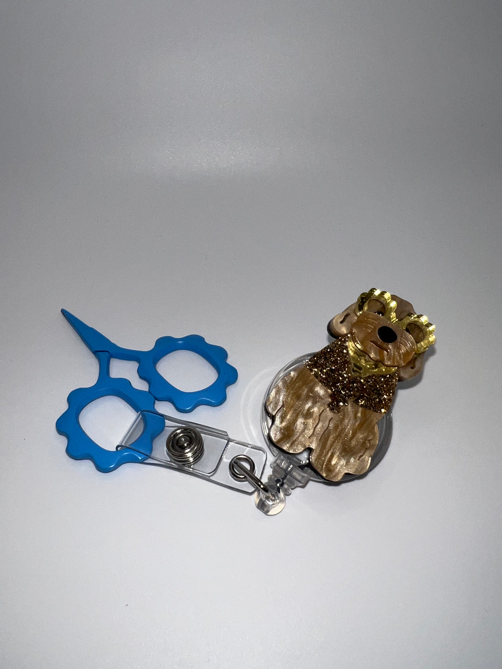 Groovy Cool Dog - Badge / Scissor Reel - Scissors excluded