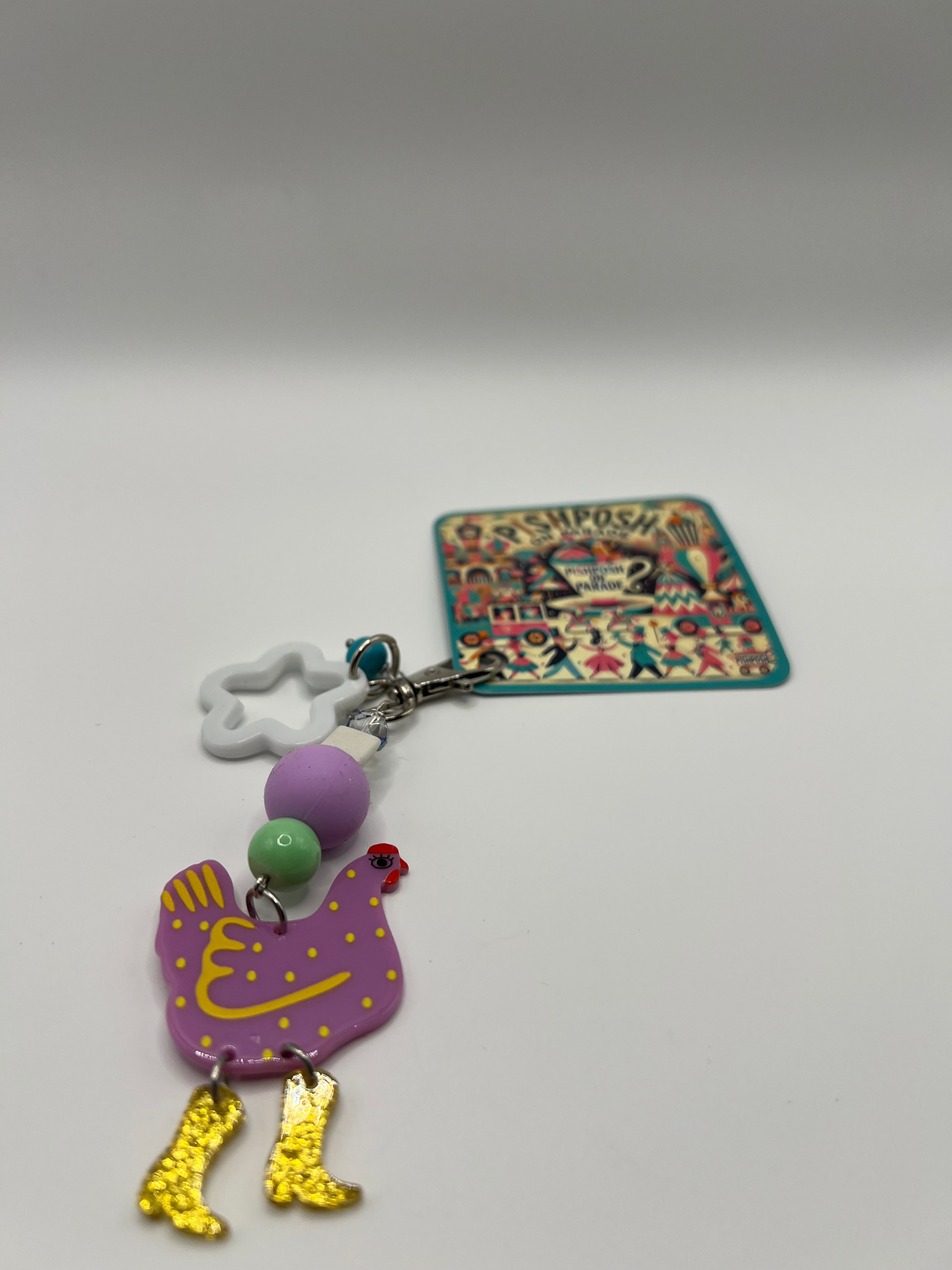 Purple Chicken with White star