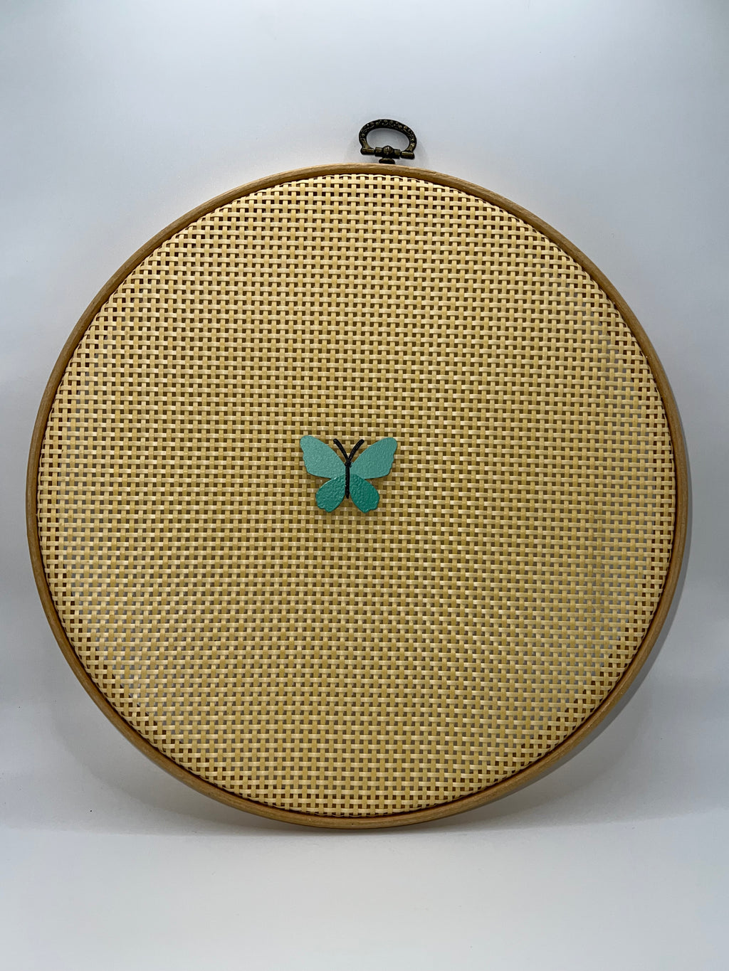 Teal Butterfly Needle minder