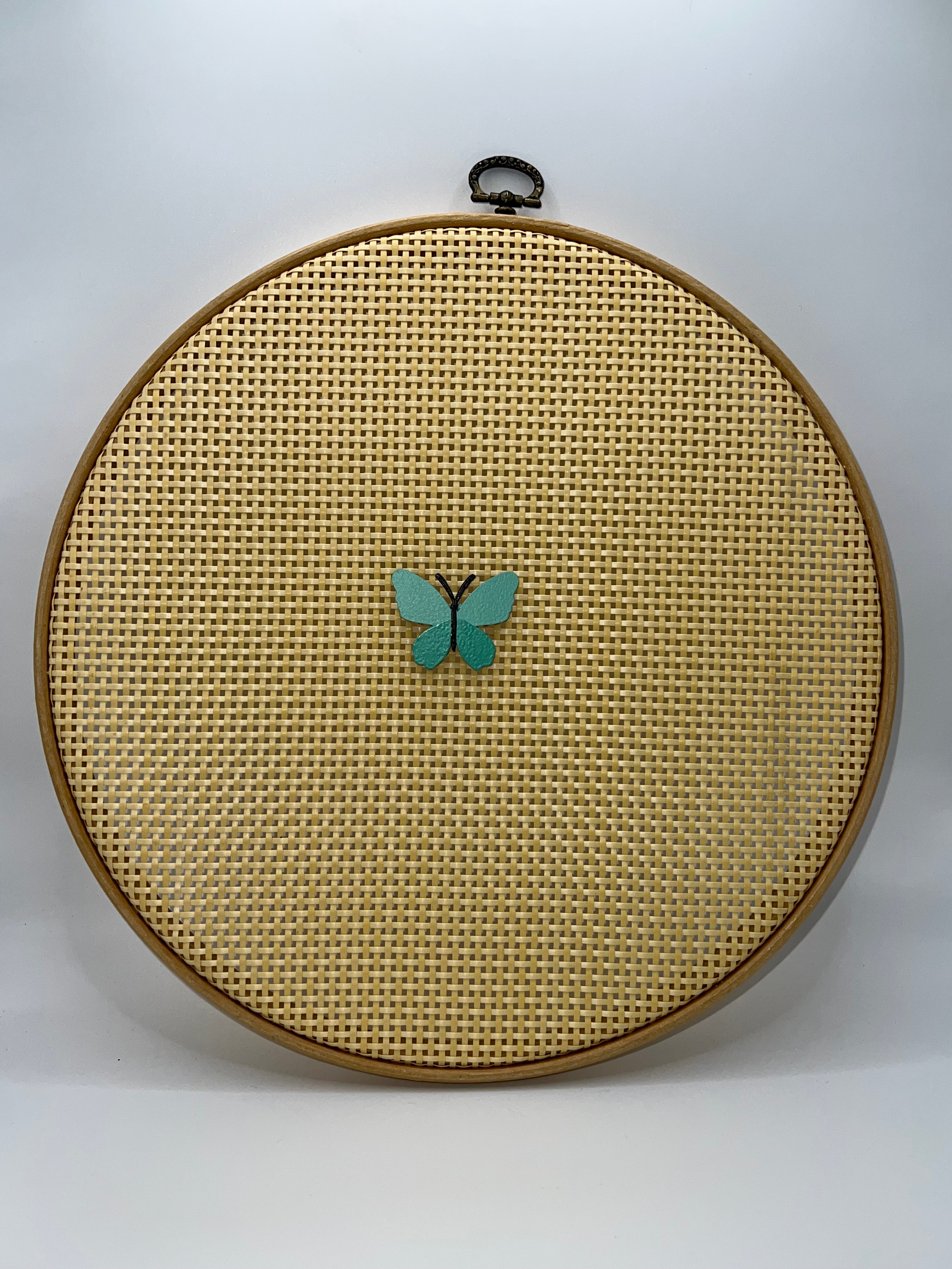 Teal Butterfly Needle minder