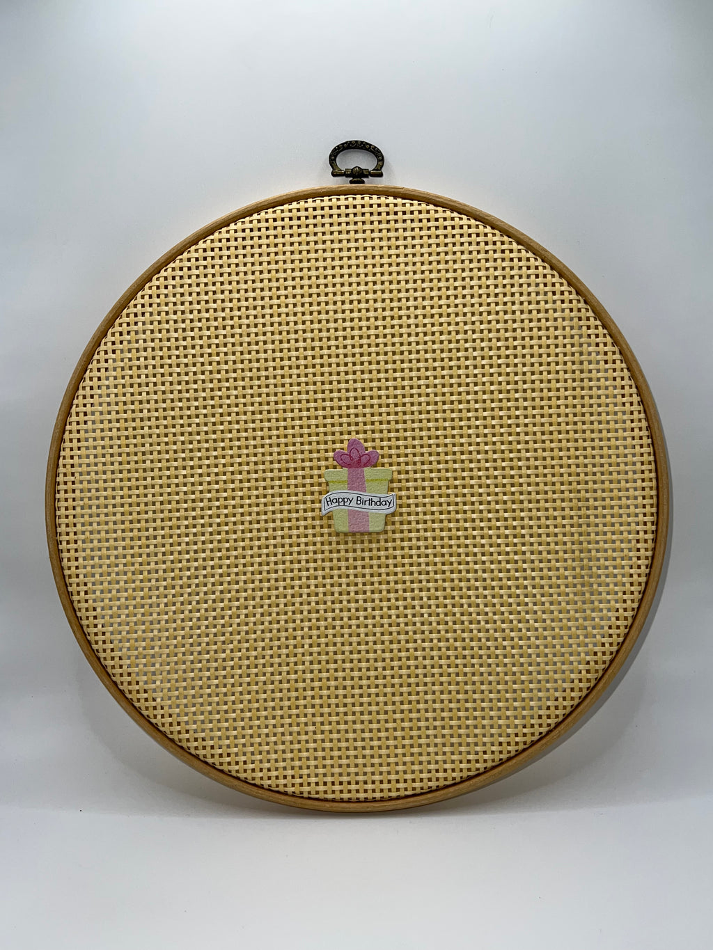 Pink/Yellow Happy Birthday Gift - Needleminder