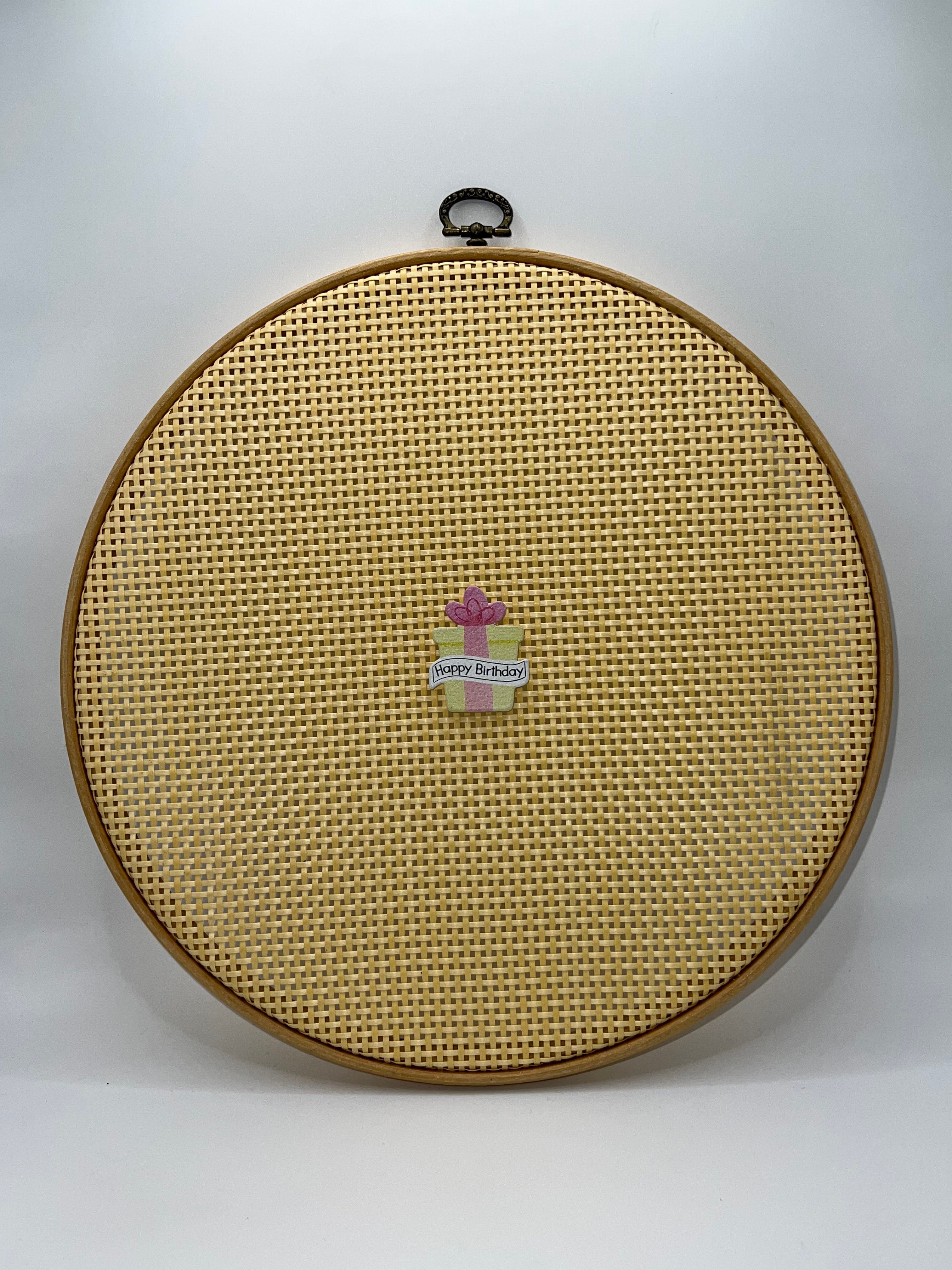 Pink/Yellow Happy Birthday Gift - Needleminder