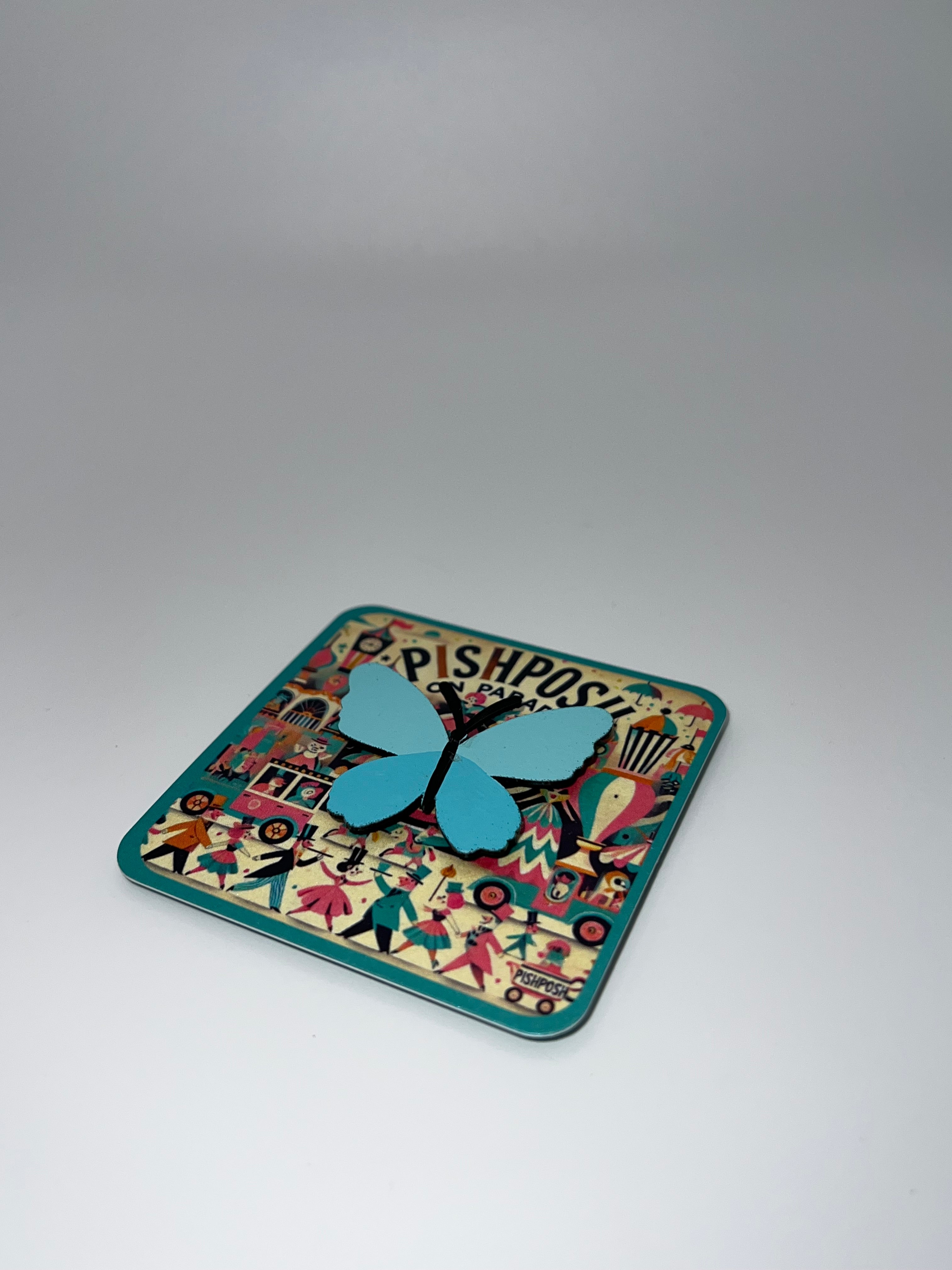 Turquoise Butterfly Needleminder