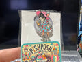 Female Dog with dress - Badge / Scissor Reel