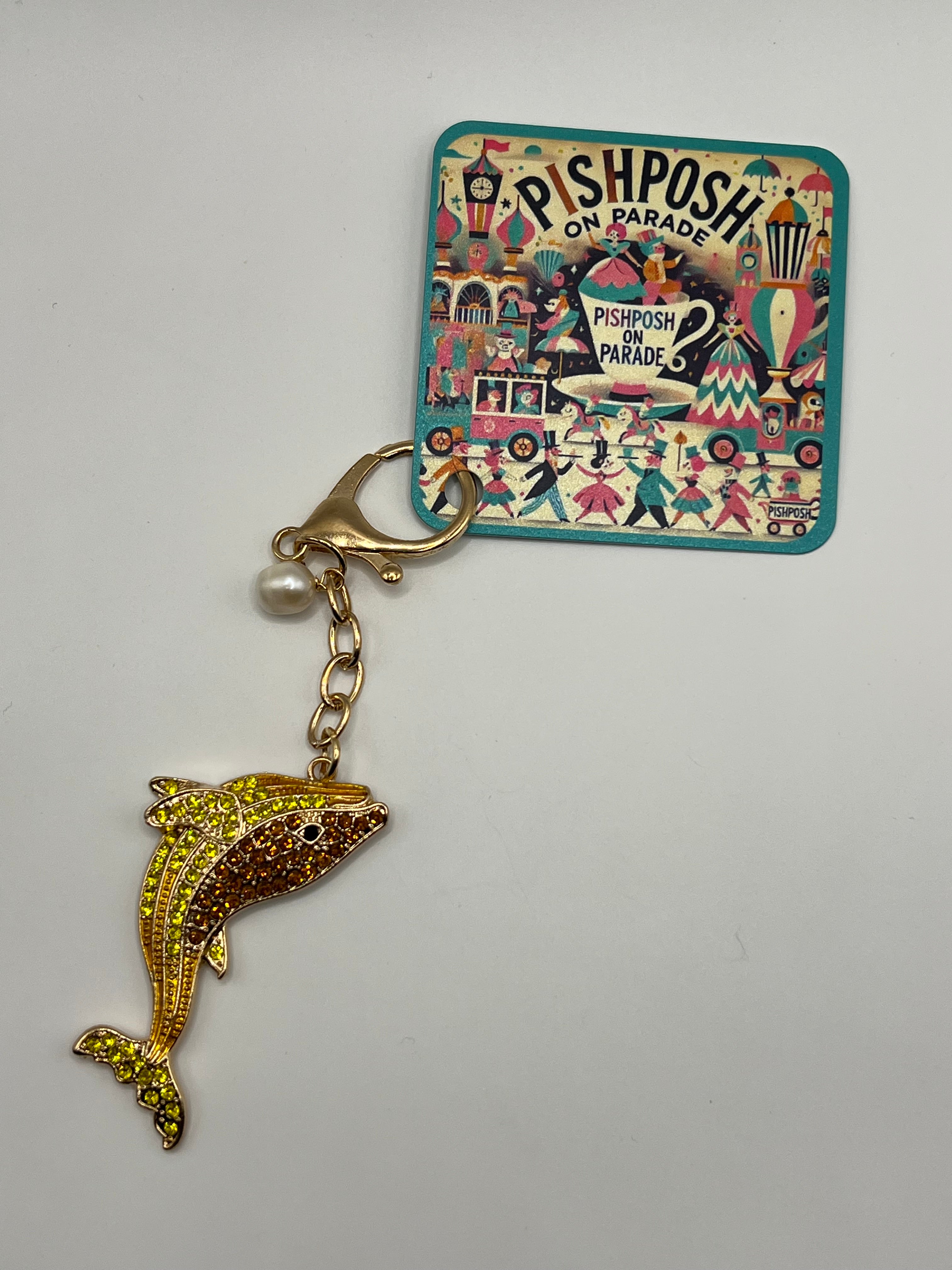 Whale with Pearl Charm
