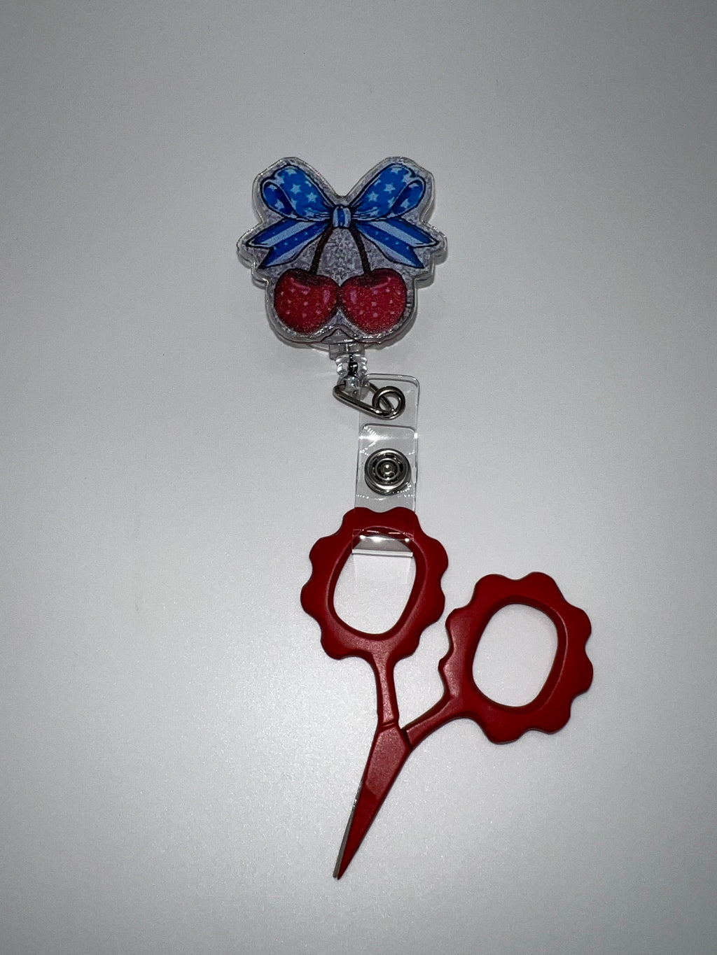 American Cherries - Badge / Scissor reel - scissors excluded