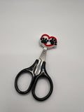 Heart with paw print scissor tip protector - scissors excluded