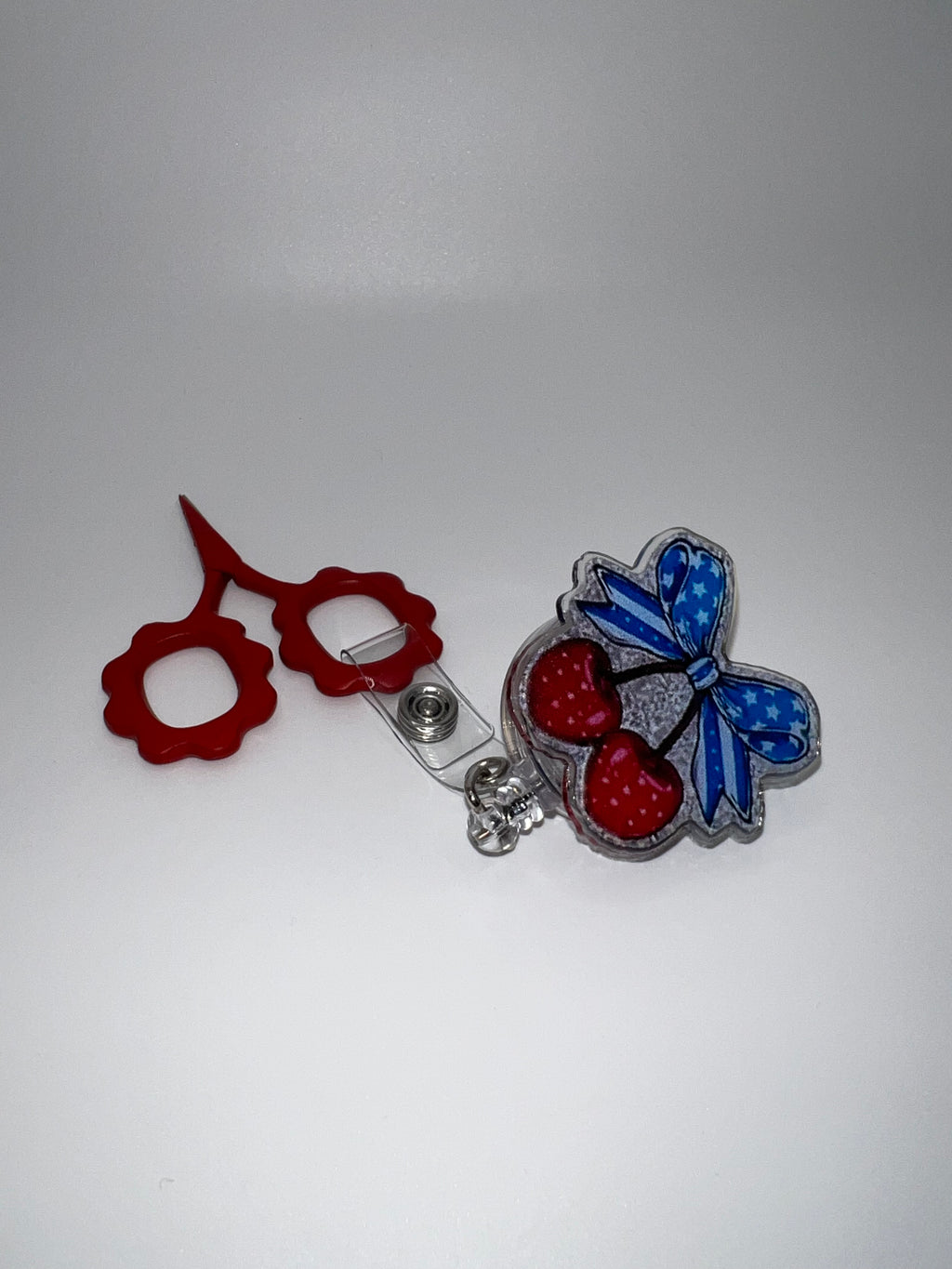 American Cherries - Badge / Scissor reel - scissors excluded
