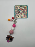 Tiger blowing bubble charm