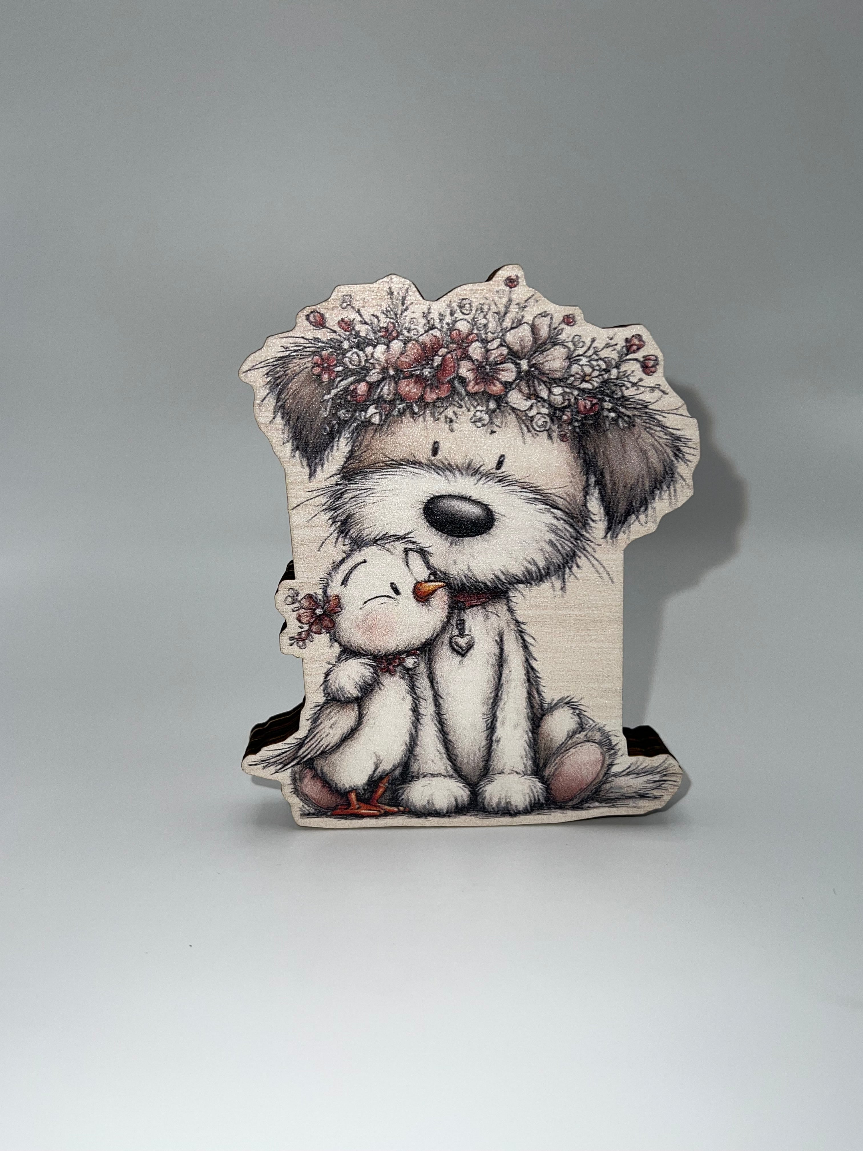 Puppy with Chick - Needle Case