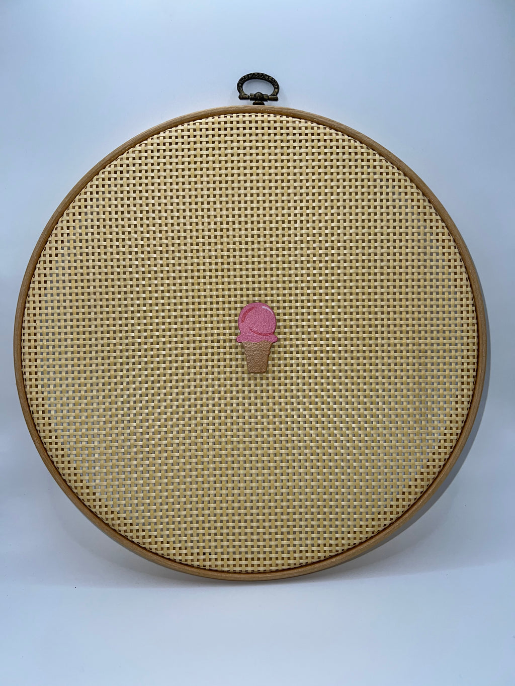Pink Ice cream cone - needle minder