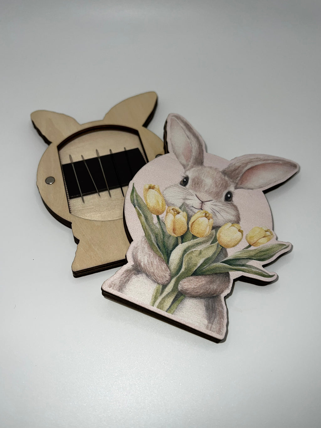 Bunny with Tulips - Needle Case