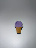 Purple Ice cream cone - needleminder