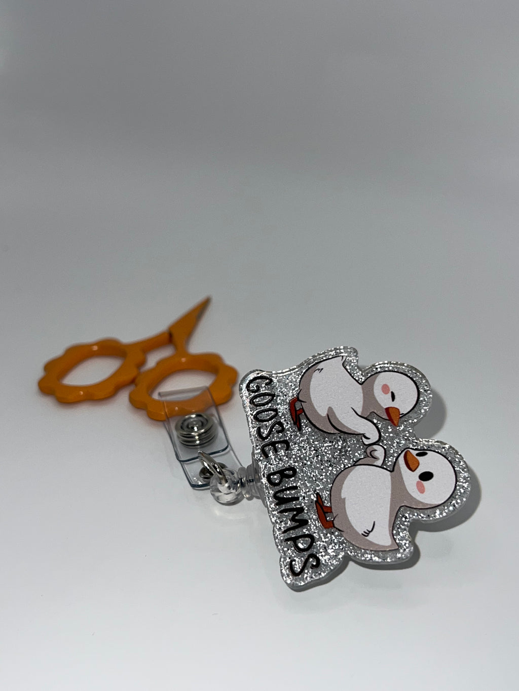 Goose Bumps - Badge / scissor reel - scissors excluded