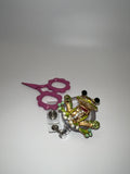 Frog Badge / Scissor Reel - scissors excluded
