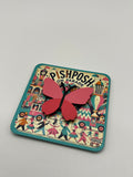 Pink Butterfly Needle Minder