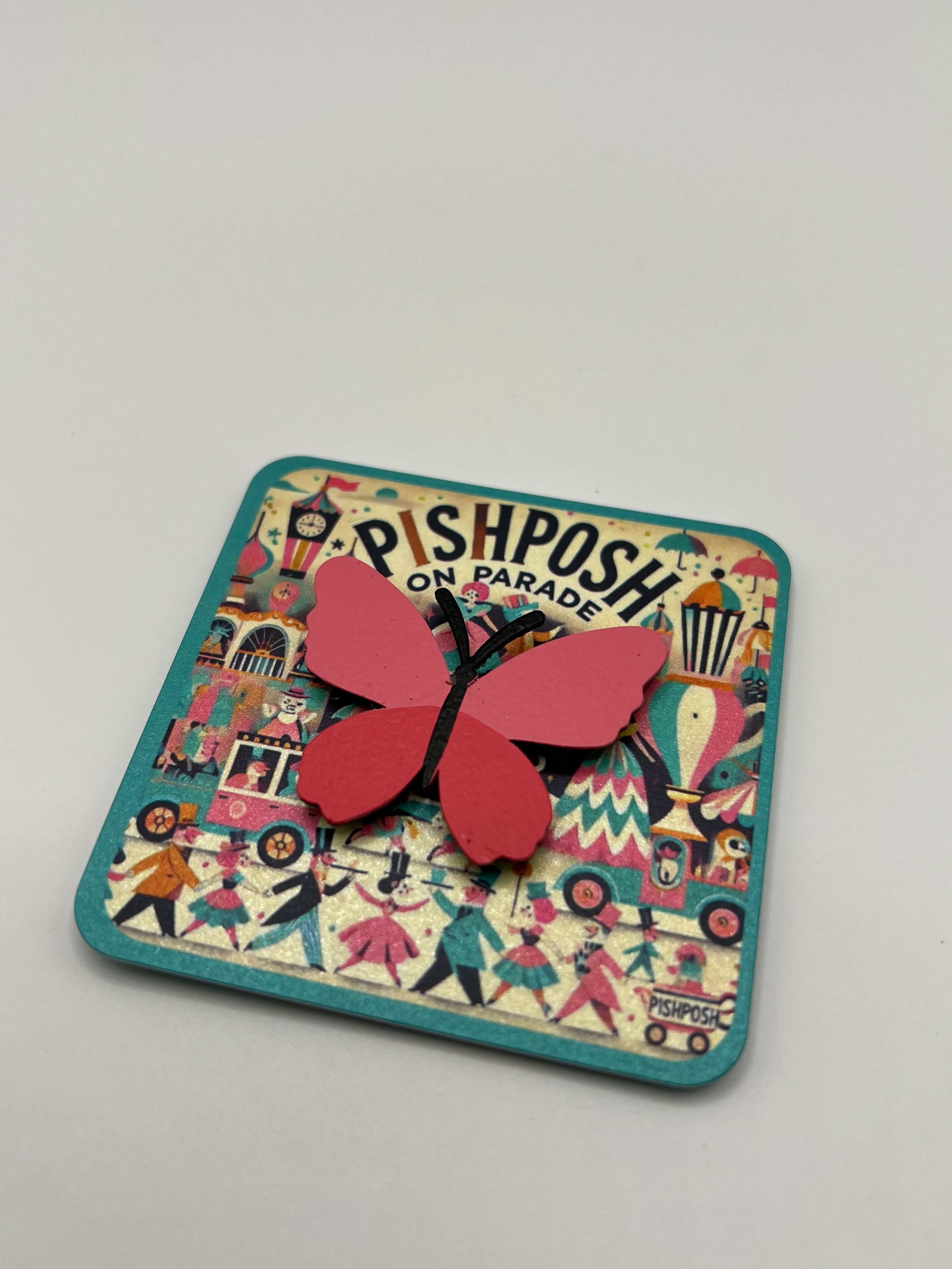 Pink Butterfly Needle Minder