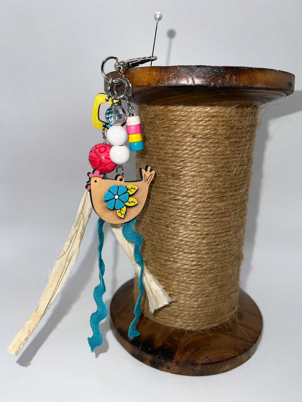 Flower Chick - Scissor Charm/Bag Zipper Pull