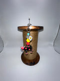 Flower Cow - Scissor charm/Bag zipper pull