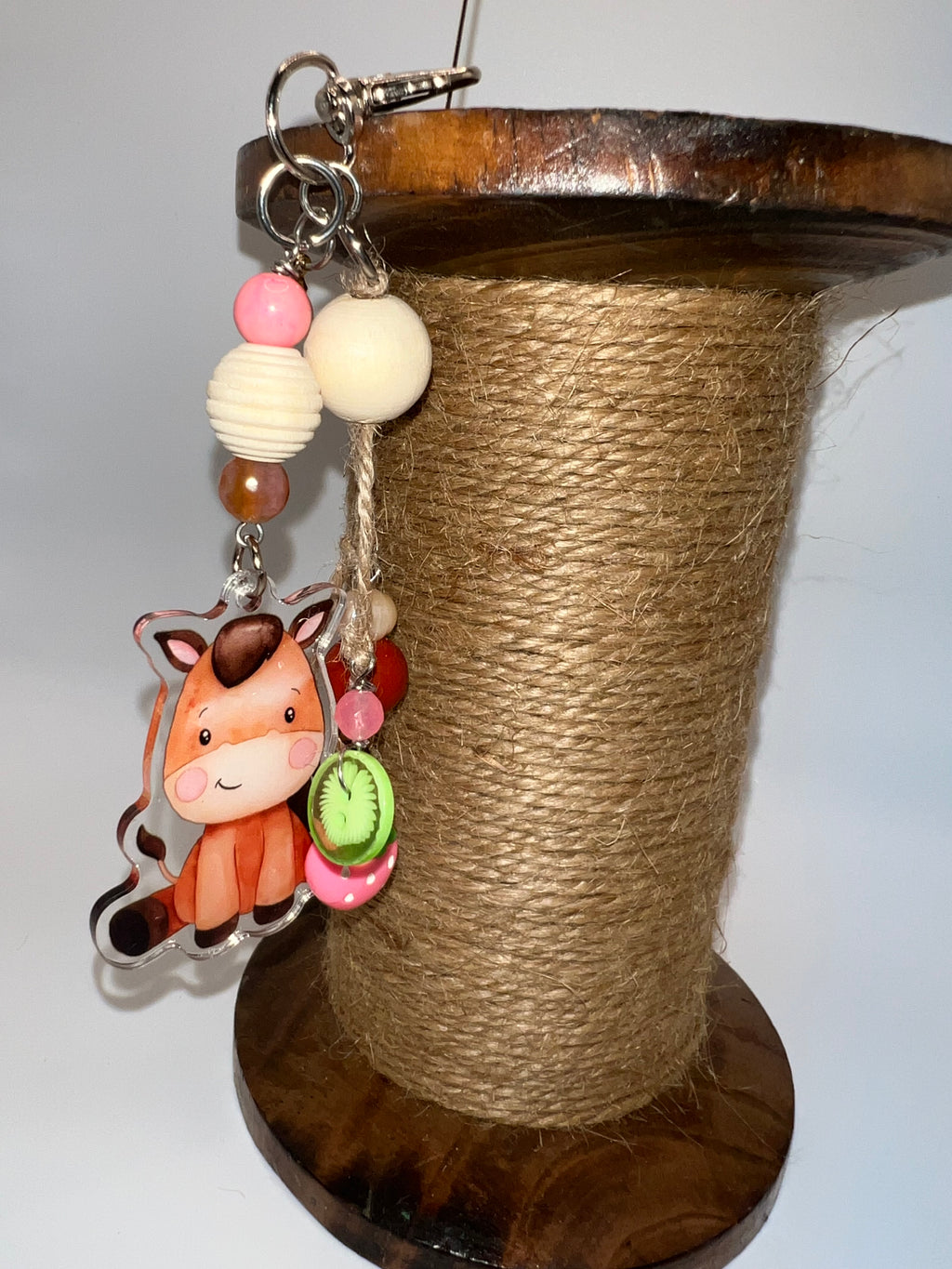 Strawberry Horse - Scissor charm/Bag zipper pull