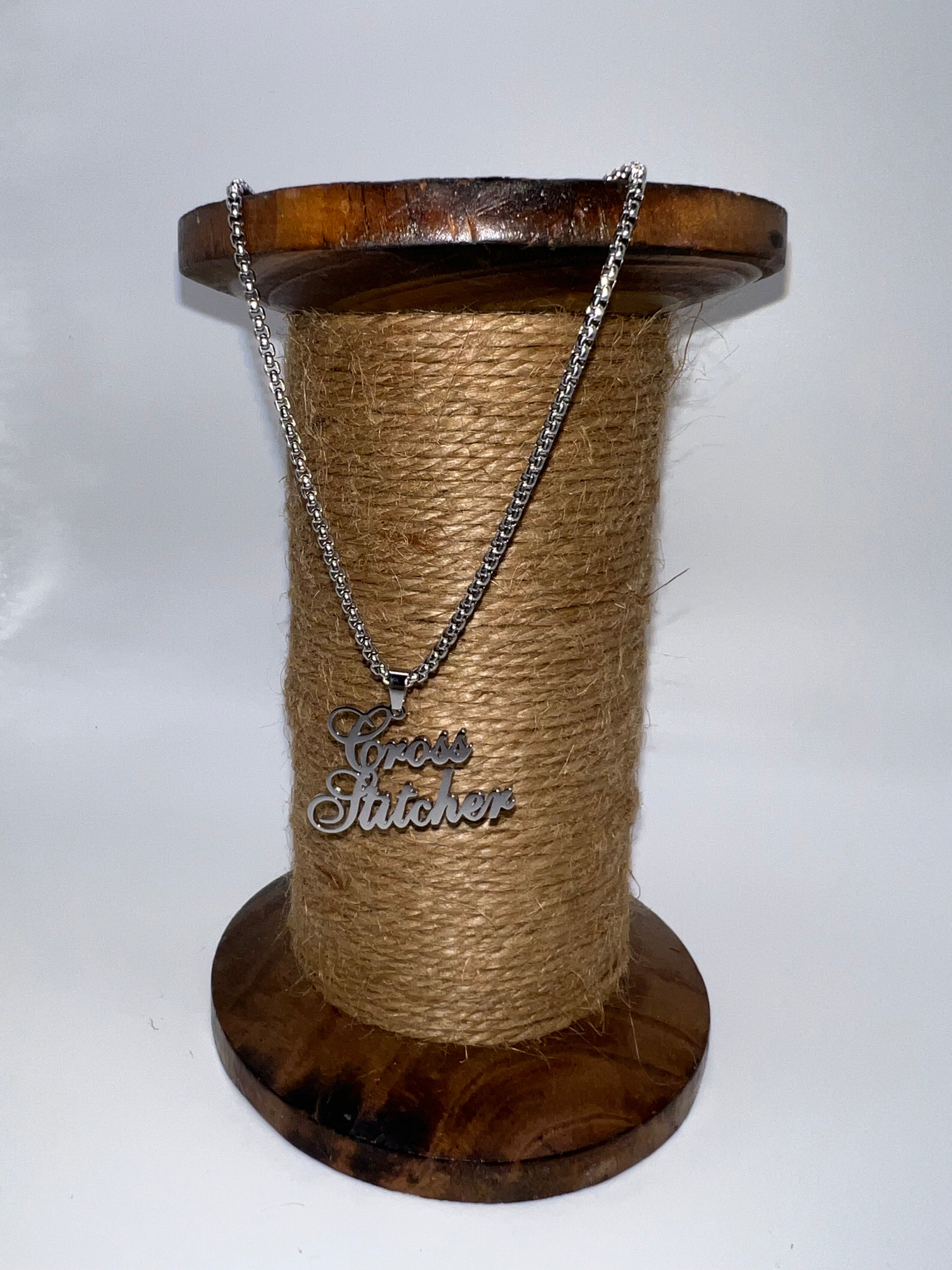 Cross Stitcher Necklace