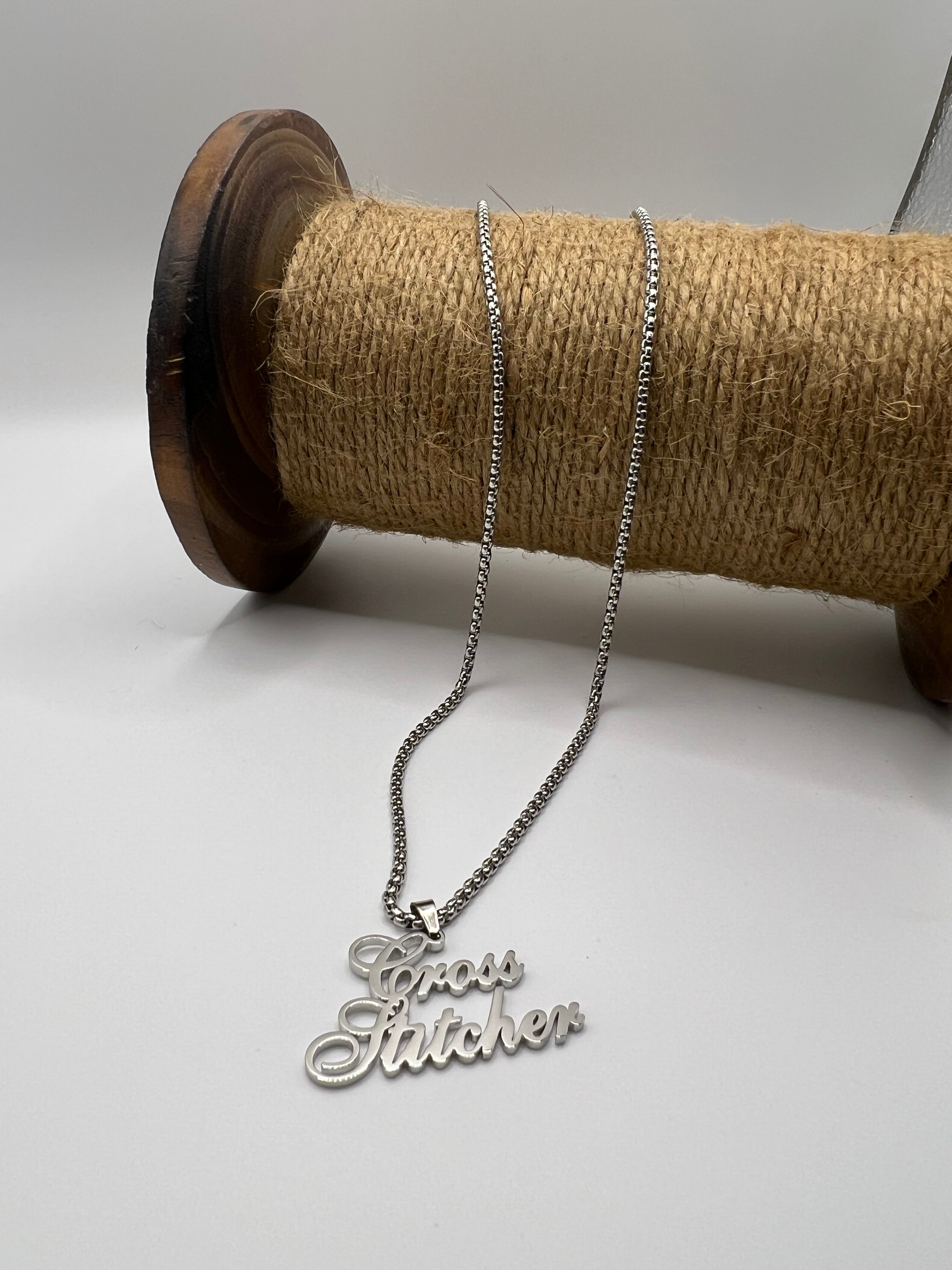 Cross Stitcher Necklace