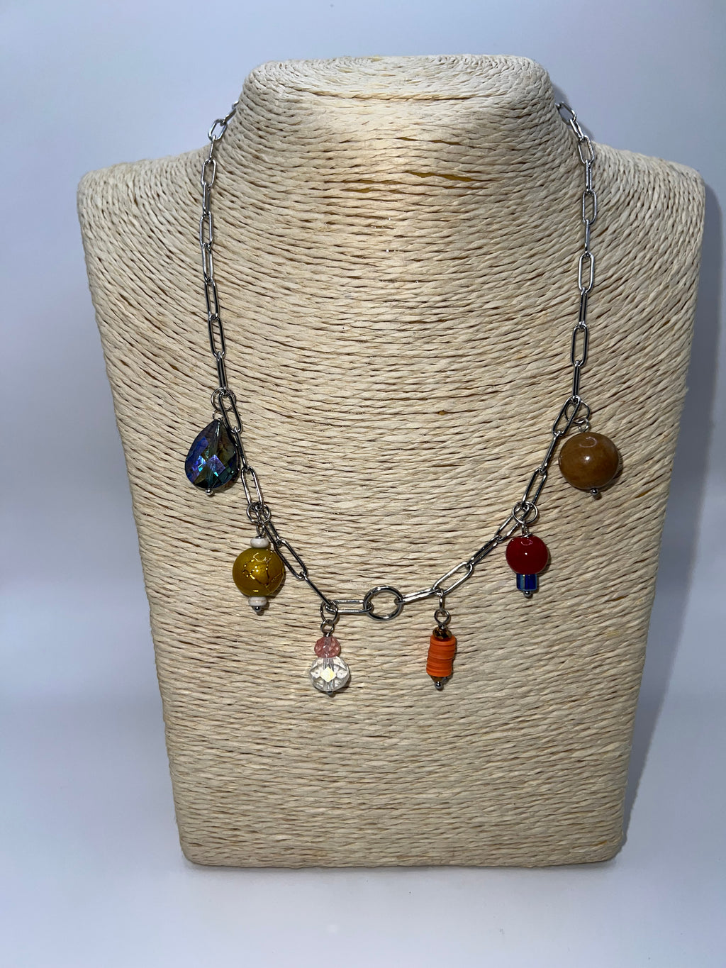 Quilt House with beads necklace