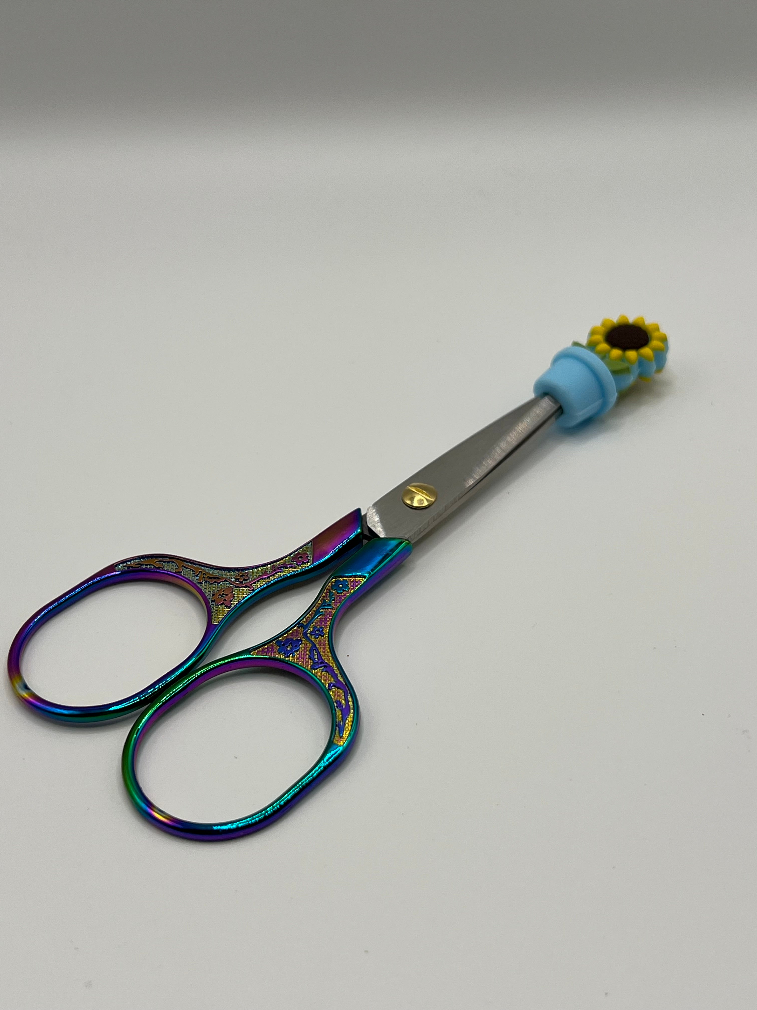 Sunflower With Blue Pot Scissor Tip Protector
