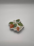 Wooden Strawberry on Vine Needle Minder