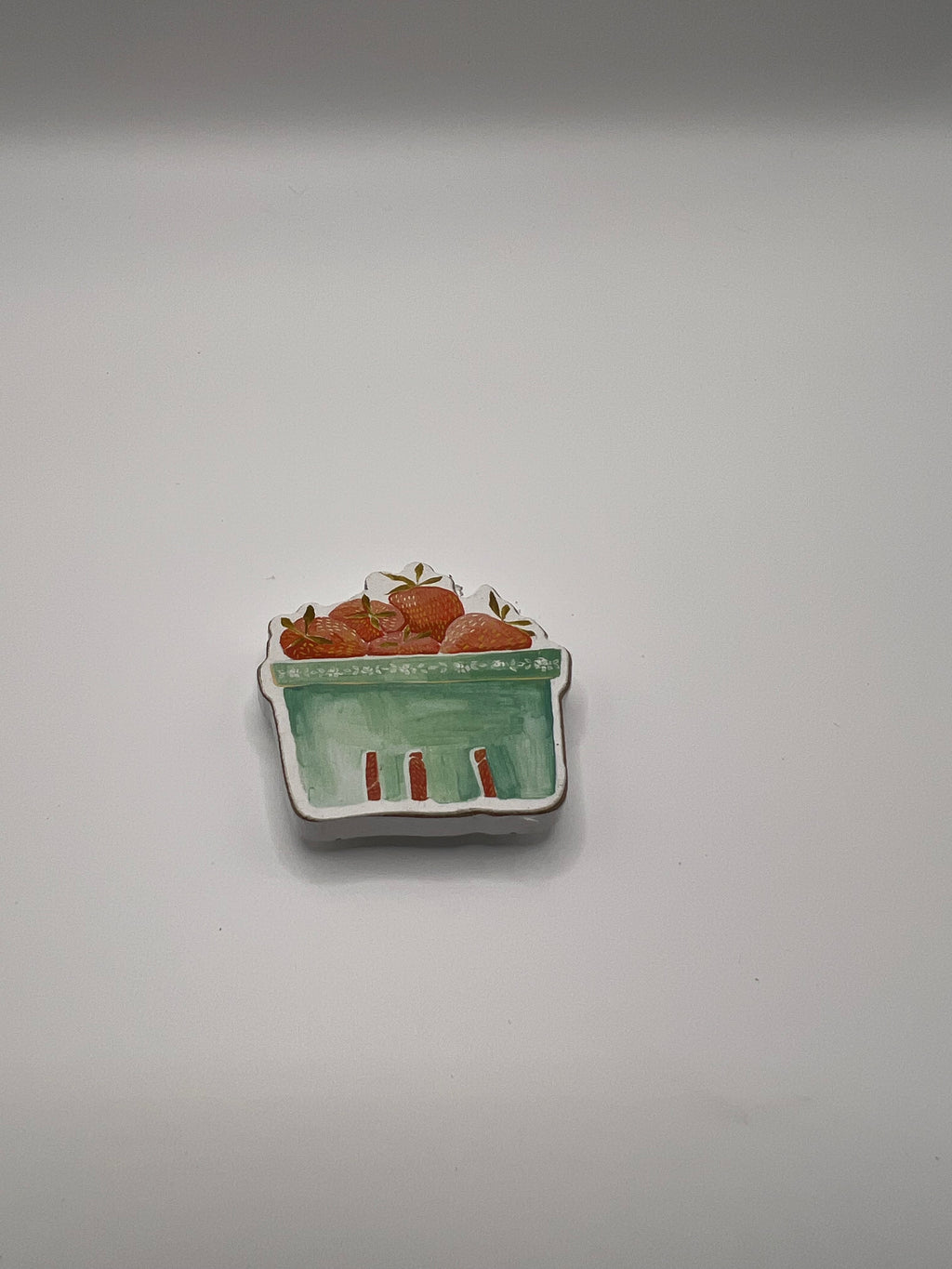 Basket of Fresh Picked Strawberries Needle Minder