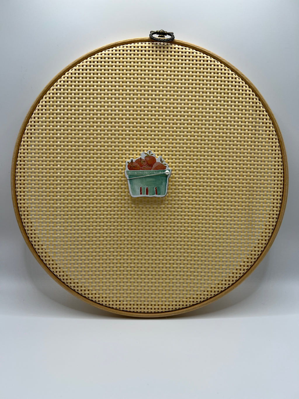 Basket of Fresh Picked Strawberries Needle Minder