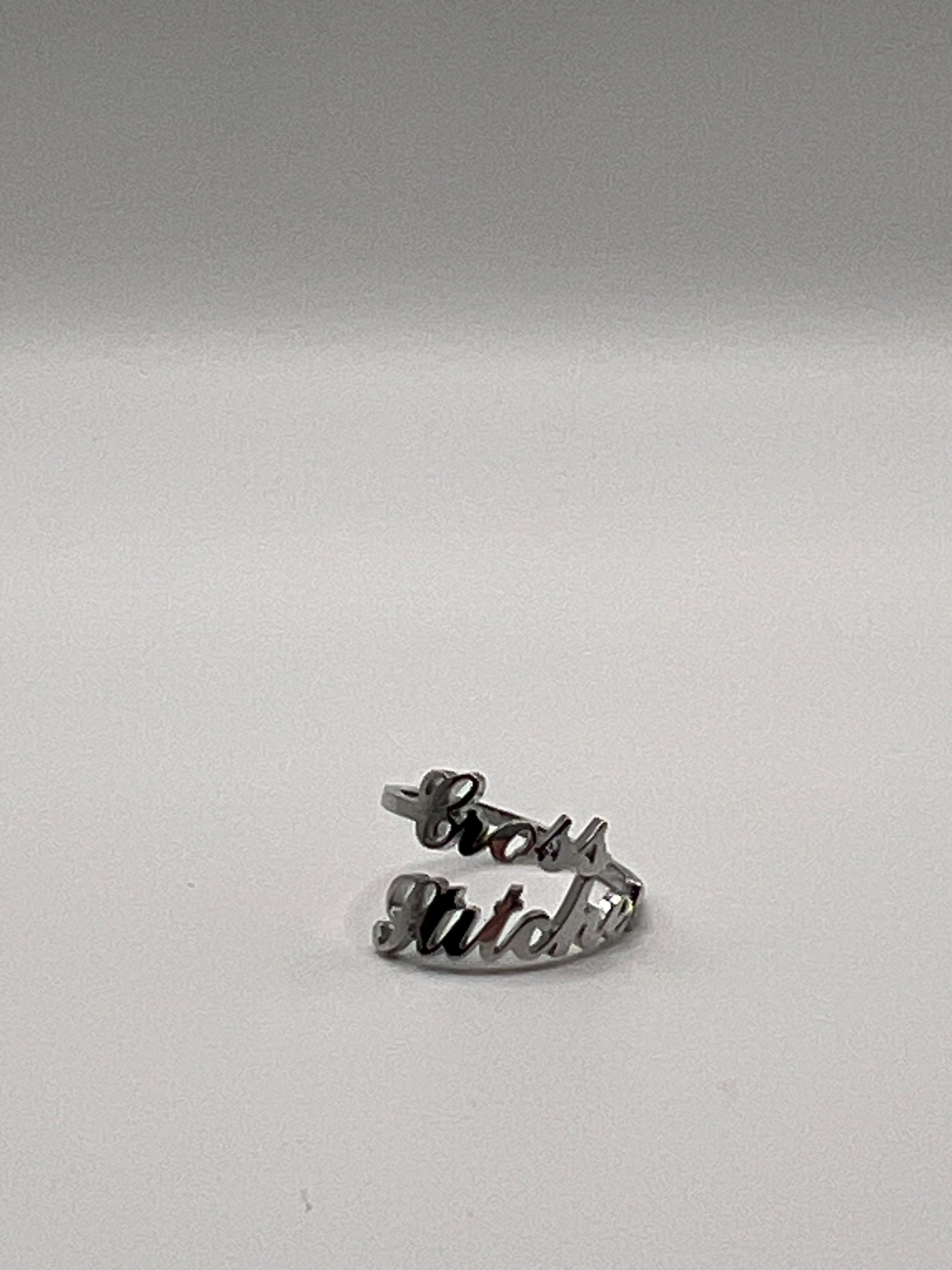 Cross Stitcher Adjustable Ring