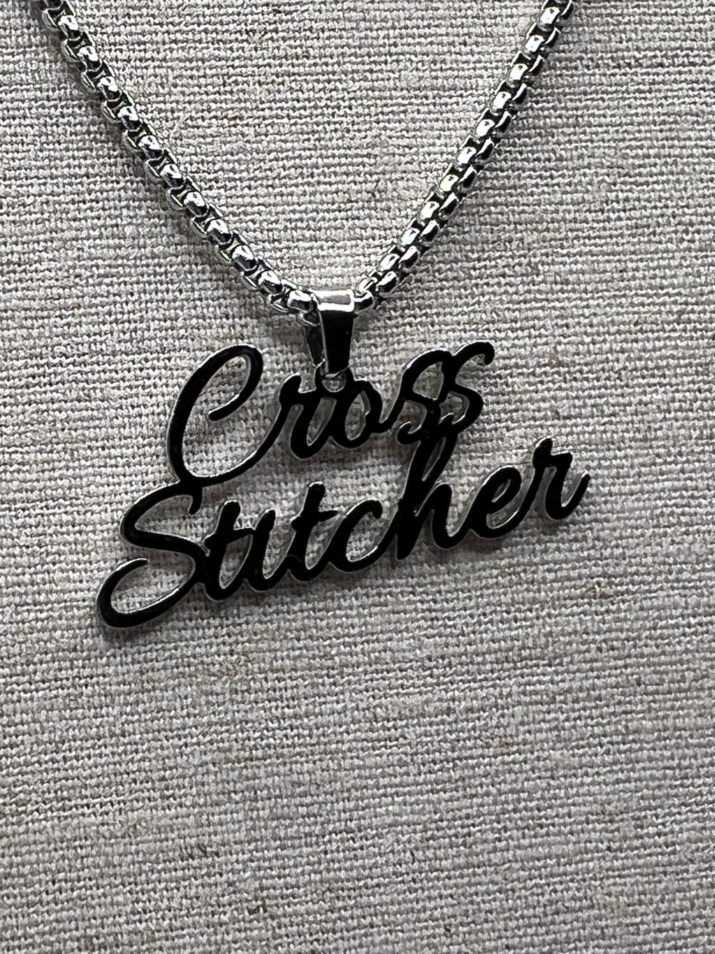 Cross Stitcher Necklace