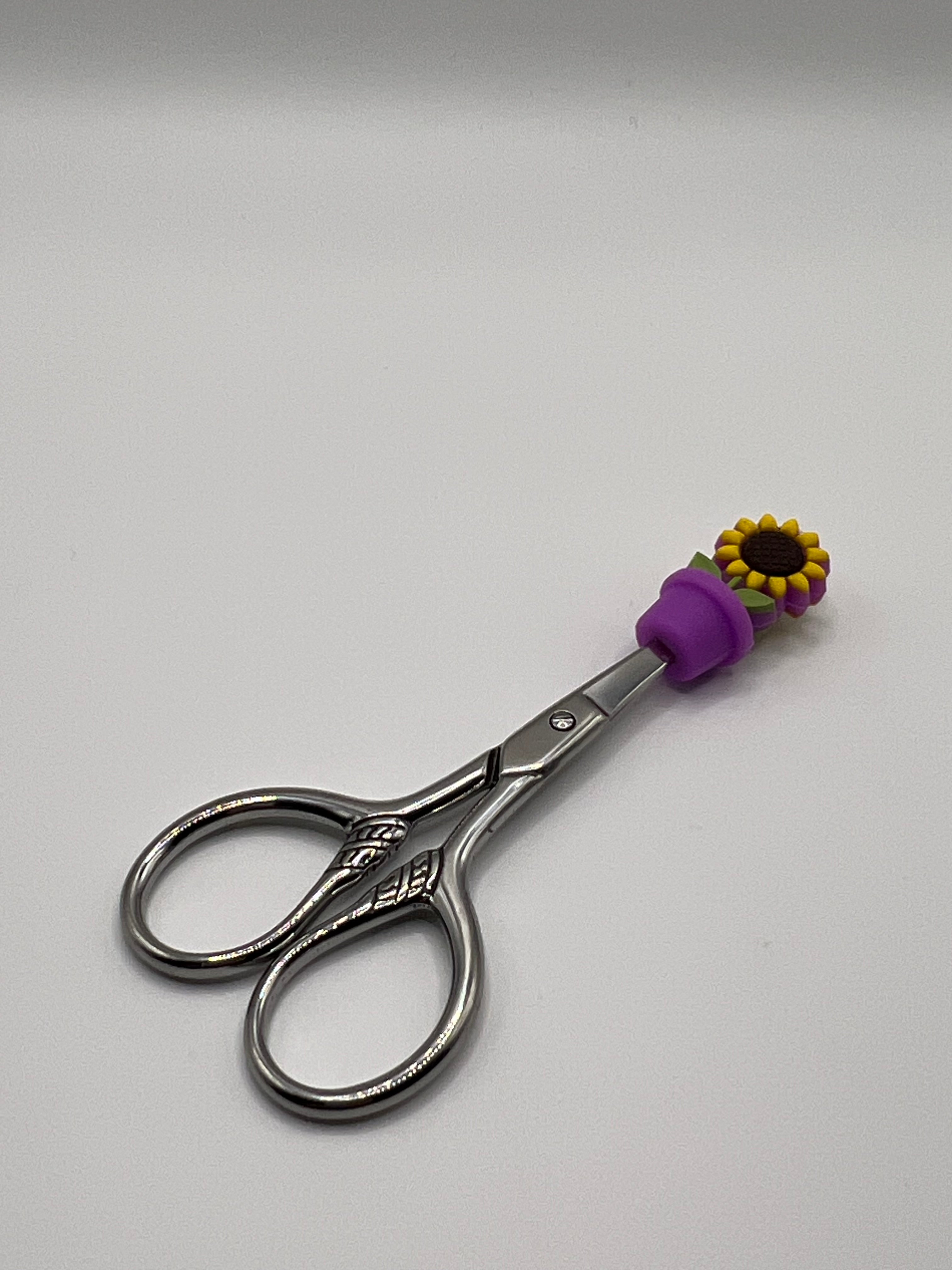 Sunflower with Purple Pot - Scissor Tip Protector