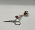 Strawberry - Scissor Badge Pull