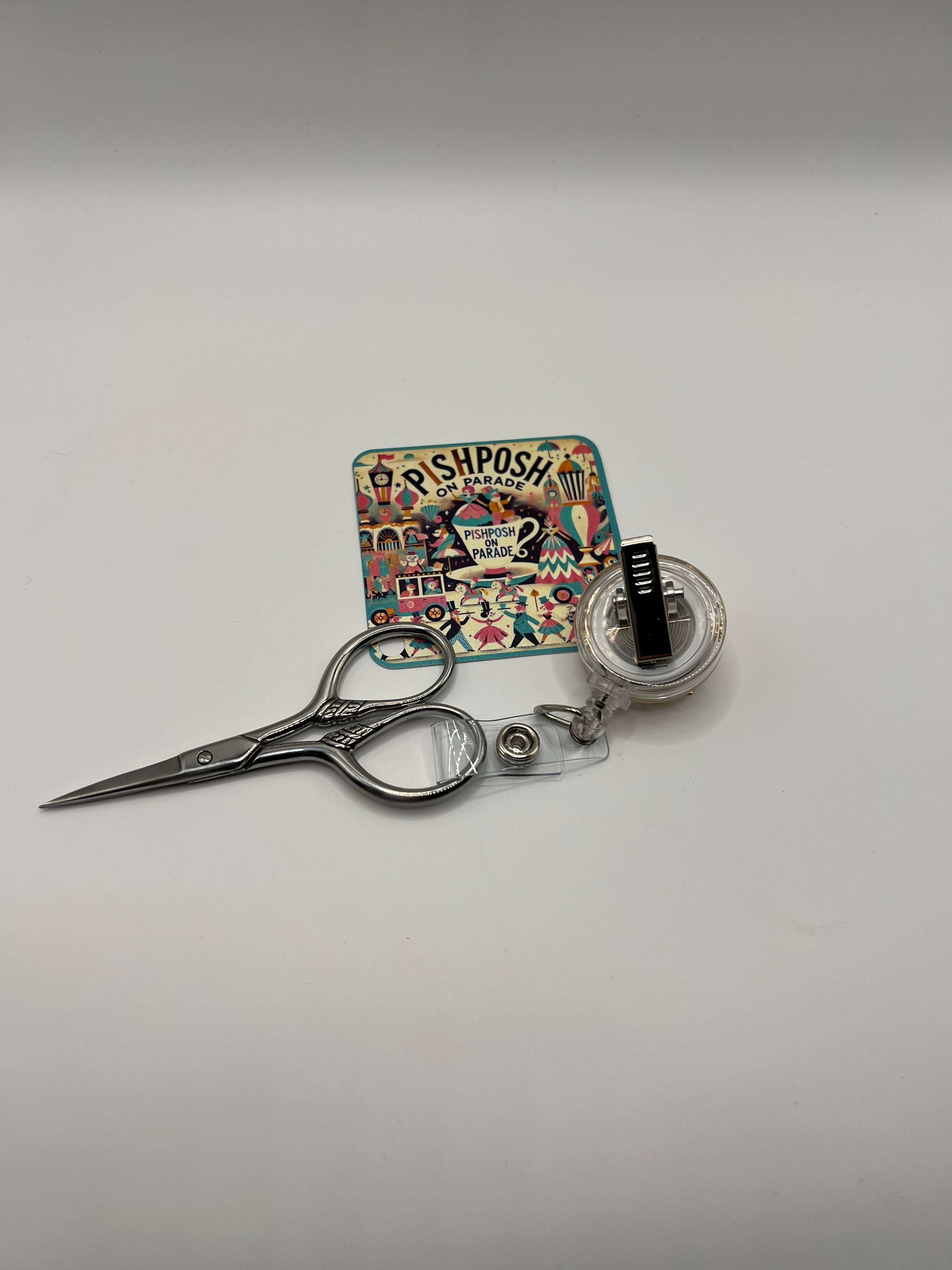 Sunflower with Bee - Scissor Badge Pull