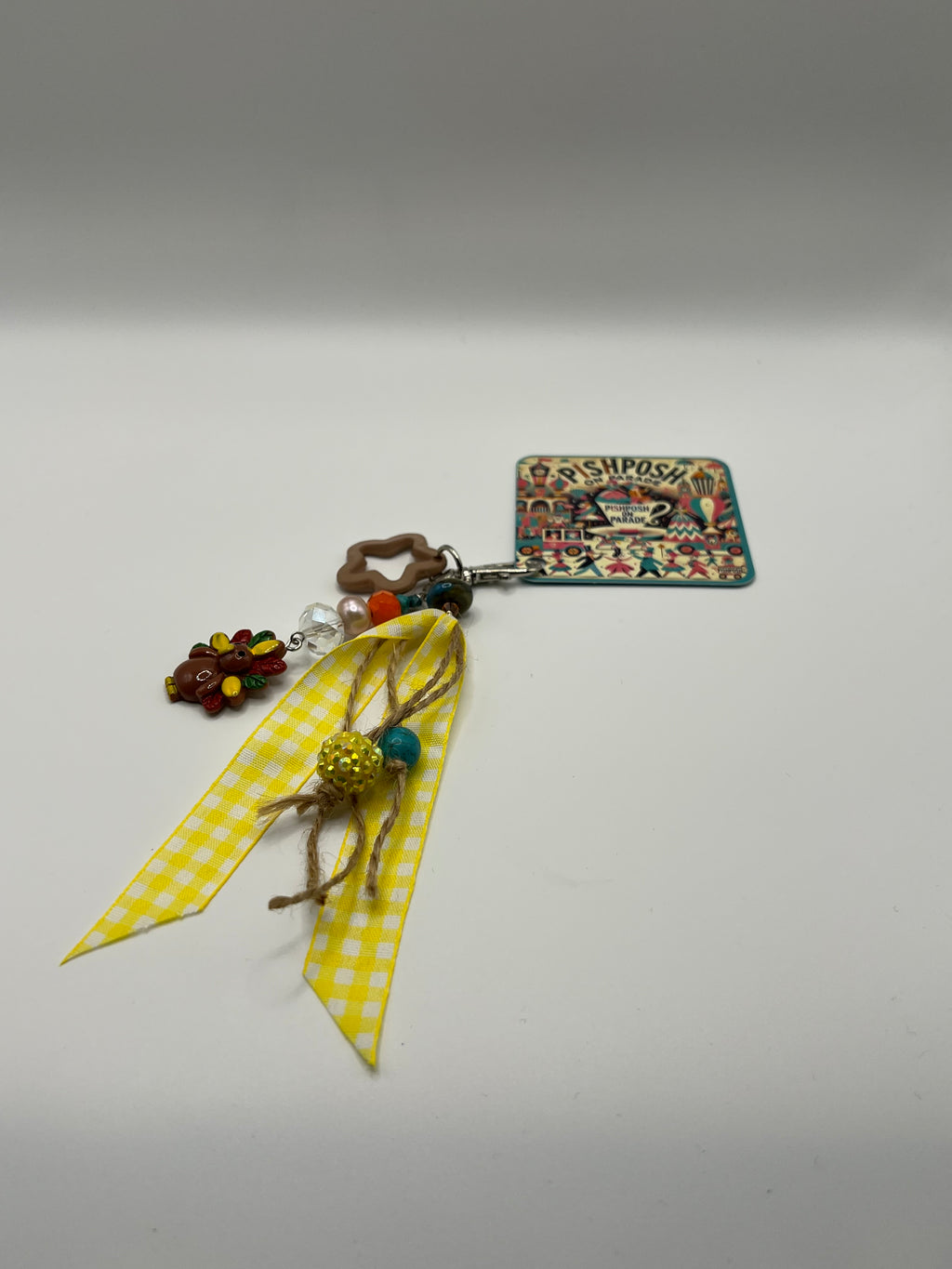 Turkey Time with Tan Star - Scissor Charm/Bag Zipper Pull