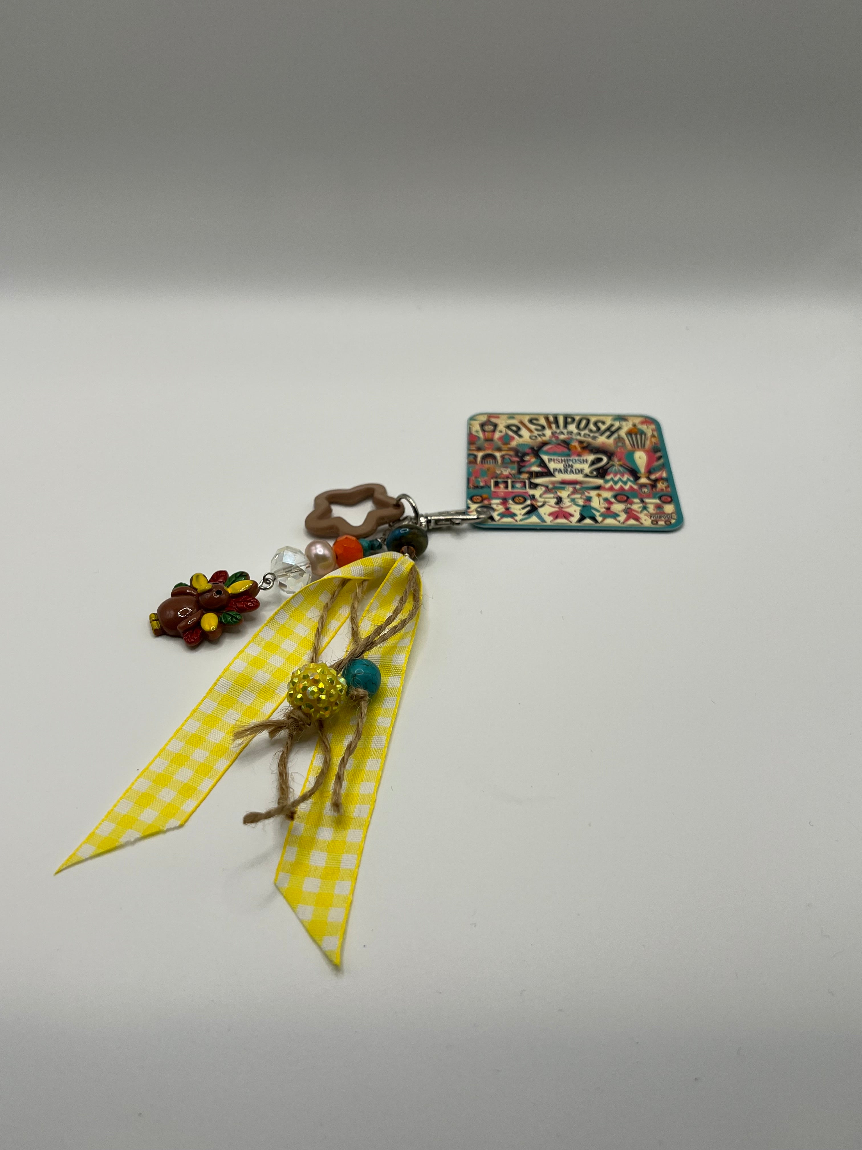 Turkey Time with Tan Star - Scissor Charm/Bag Zipper Pull