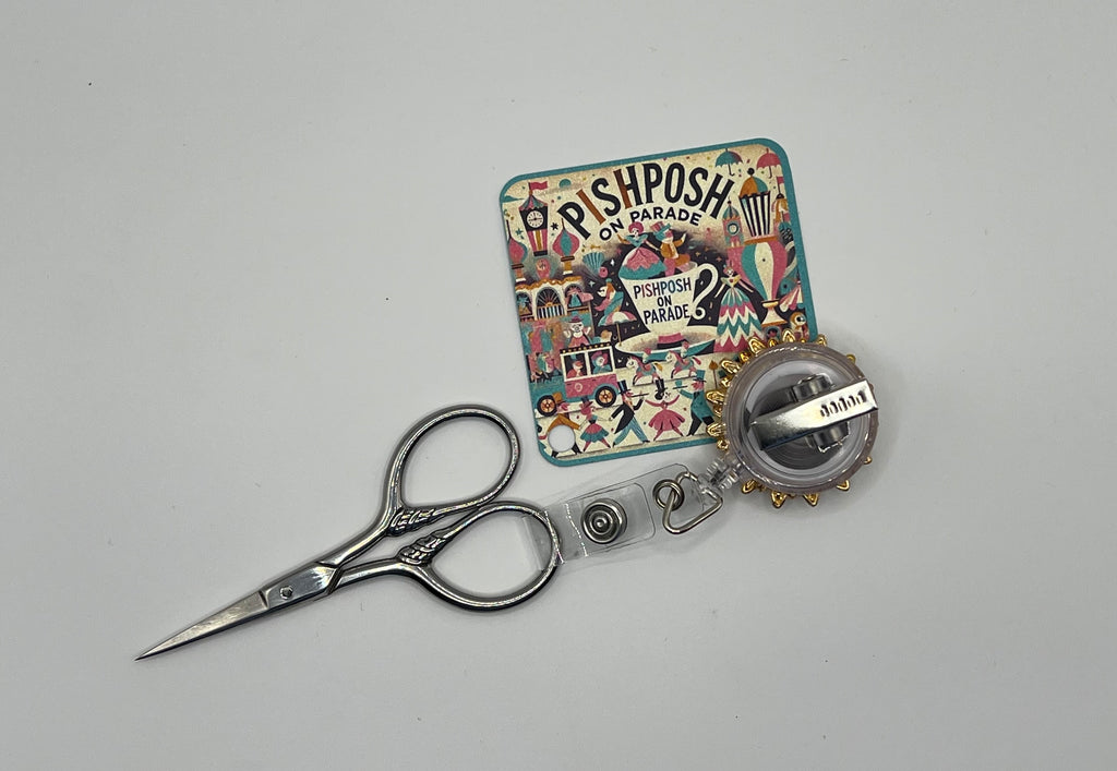 Sunflower - Scissor Badge Pull